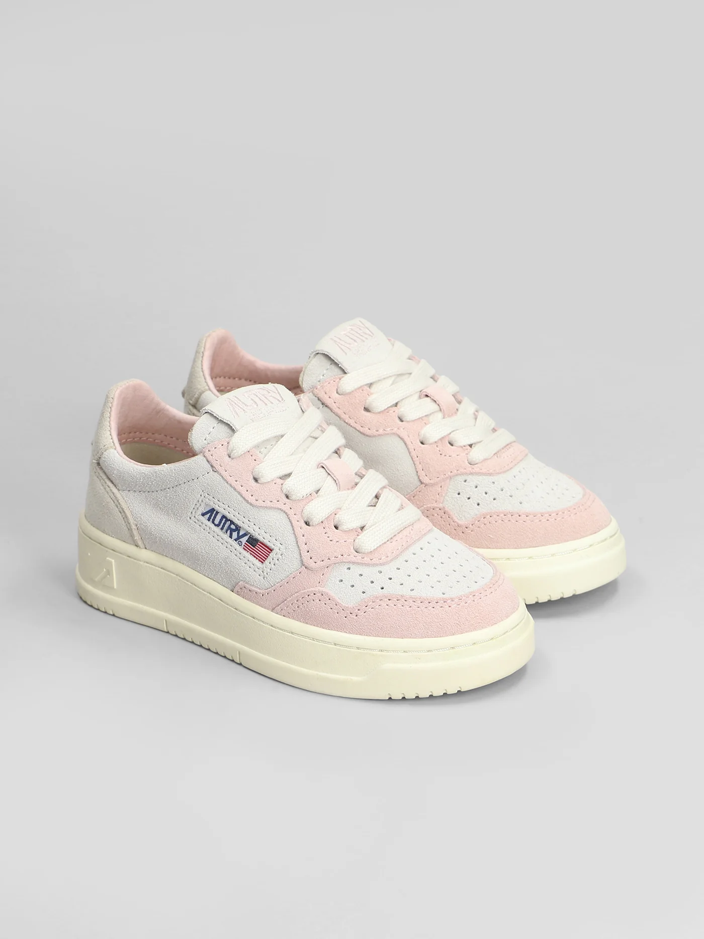 Medalist Low Sneakers in rose-pink suede - Image 2