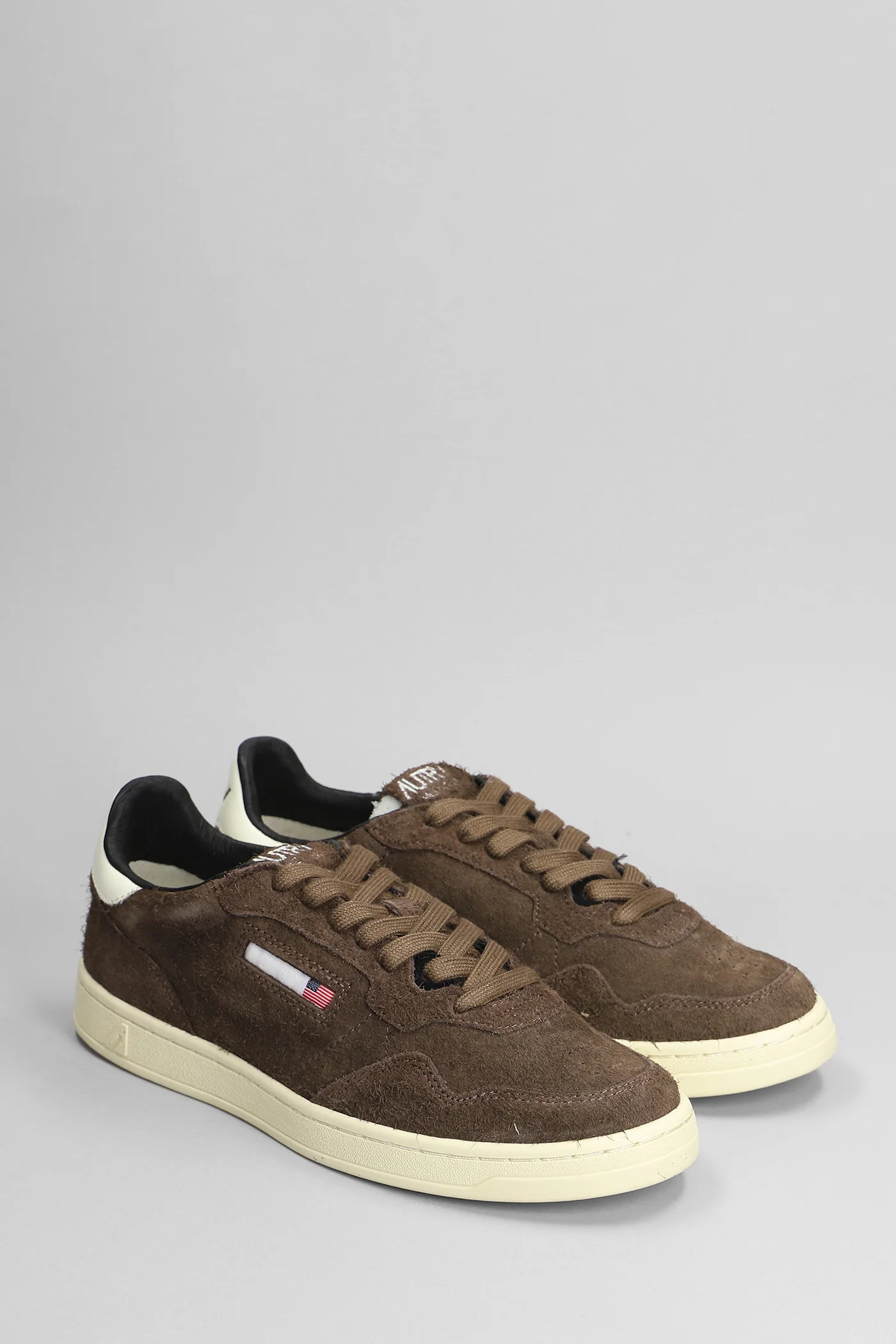 Medalist Flat Sneakers in brown suede - Image 2