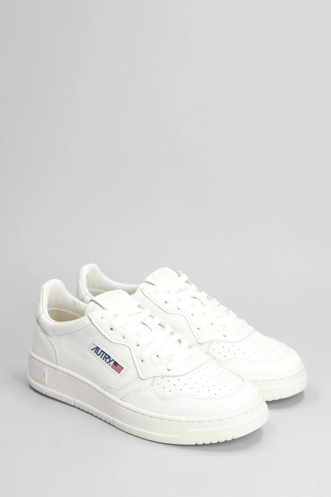 Medalist Low Sneakers in white leather - Image 2
