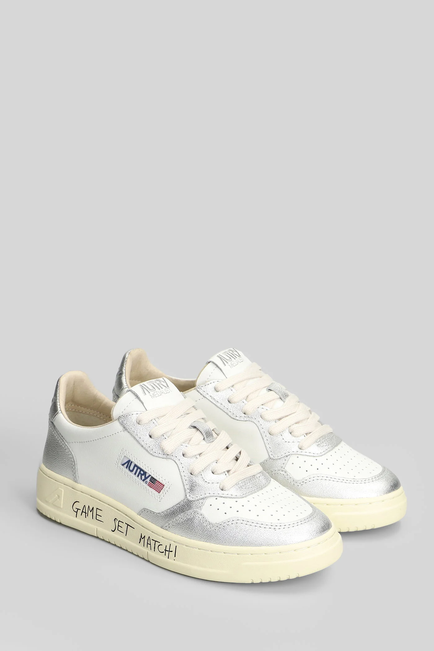 Medalist Low Sneakers in white leather - Image 2