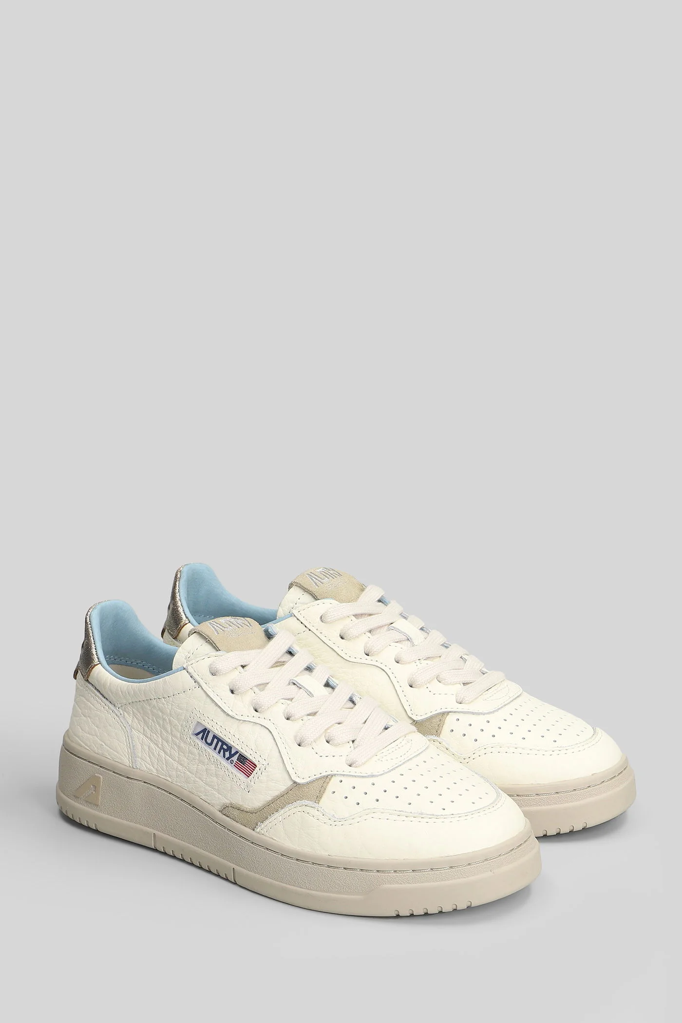Medalist Low Sneakers in white leather - Image 2