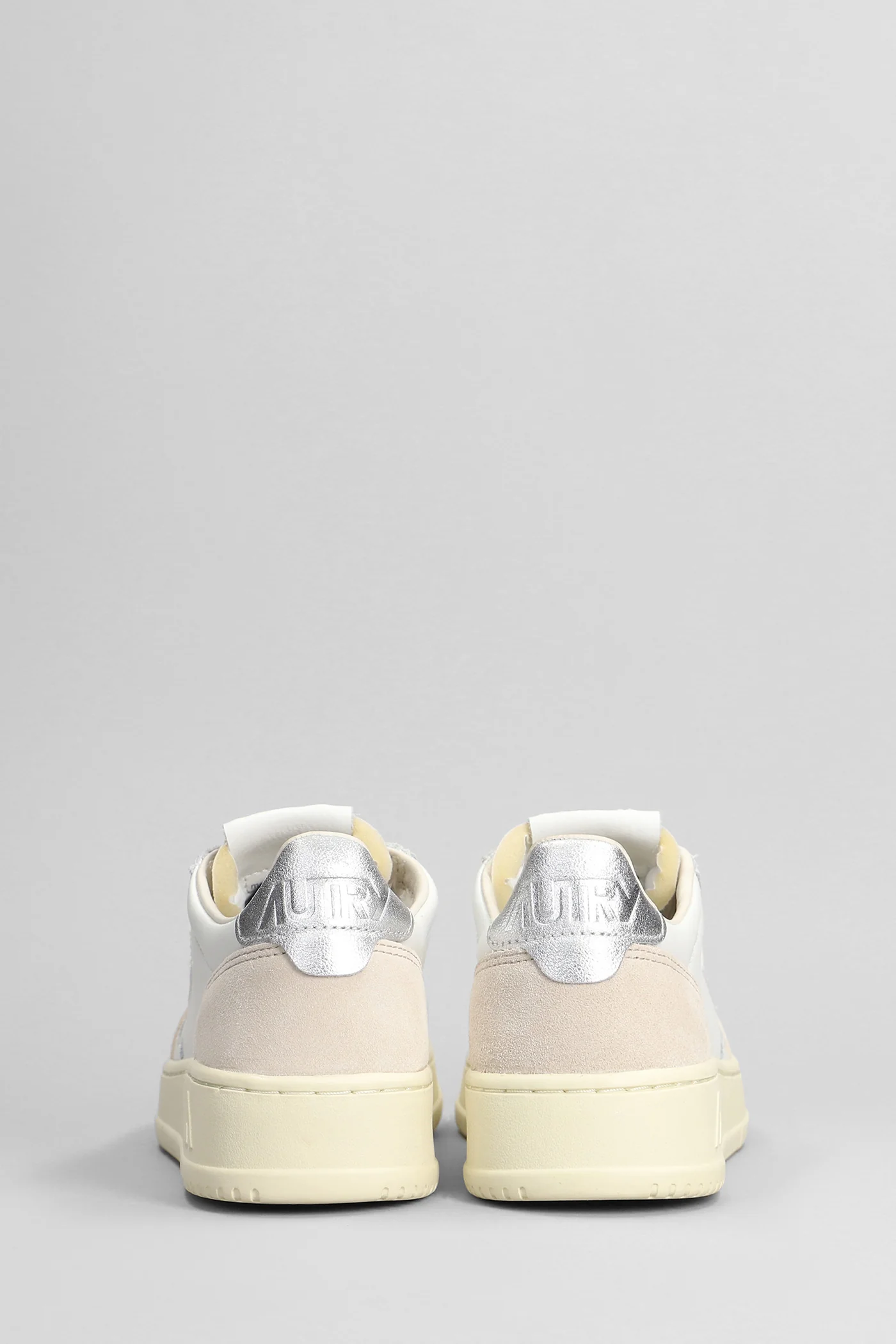 Medalist Low Sneakers in white suede and leather - Image 4