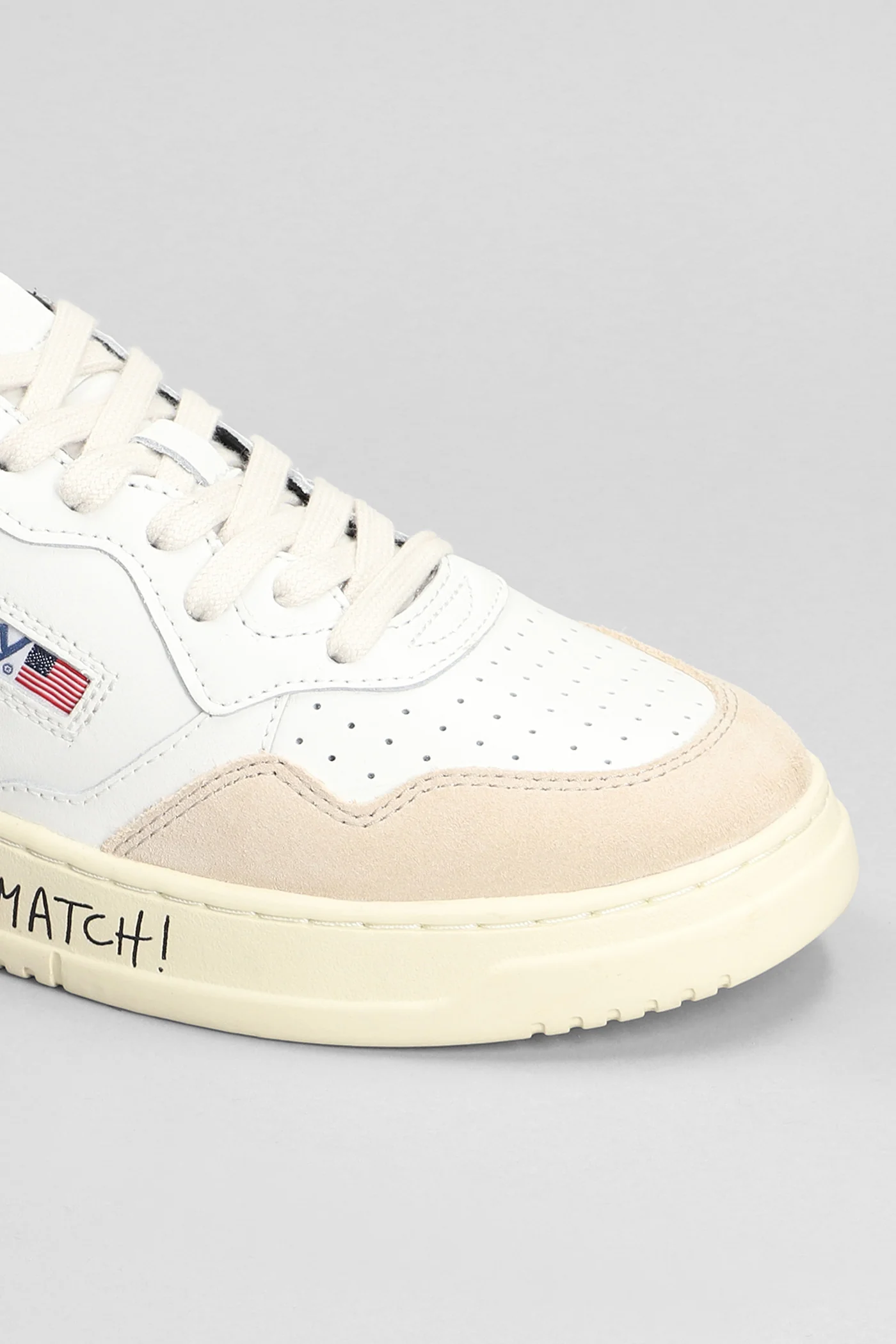 Medalist Low Sneakers in white suede and leather - Image 5