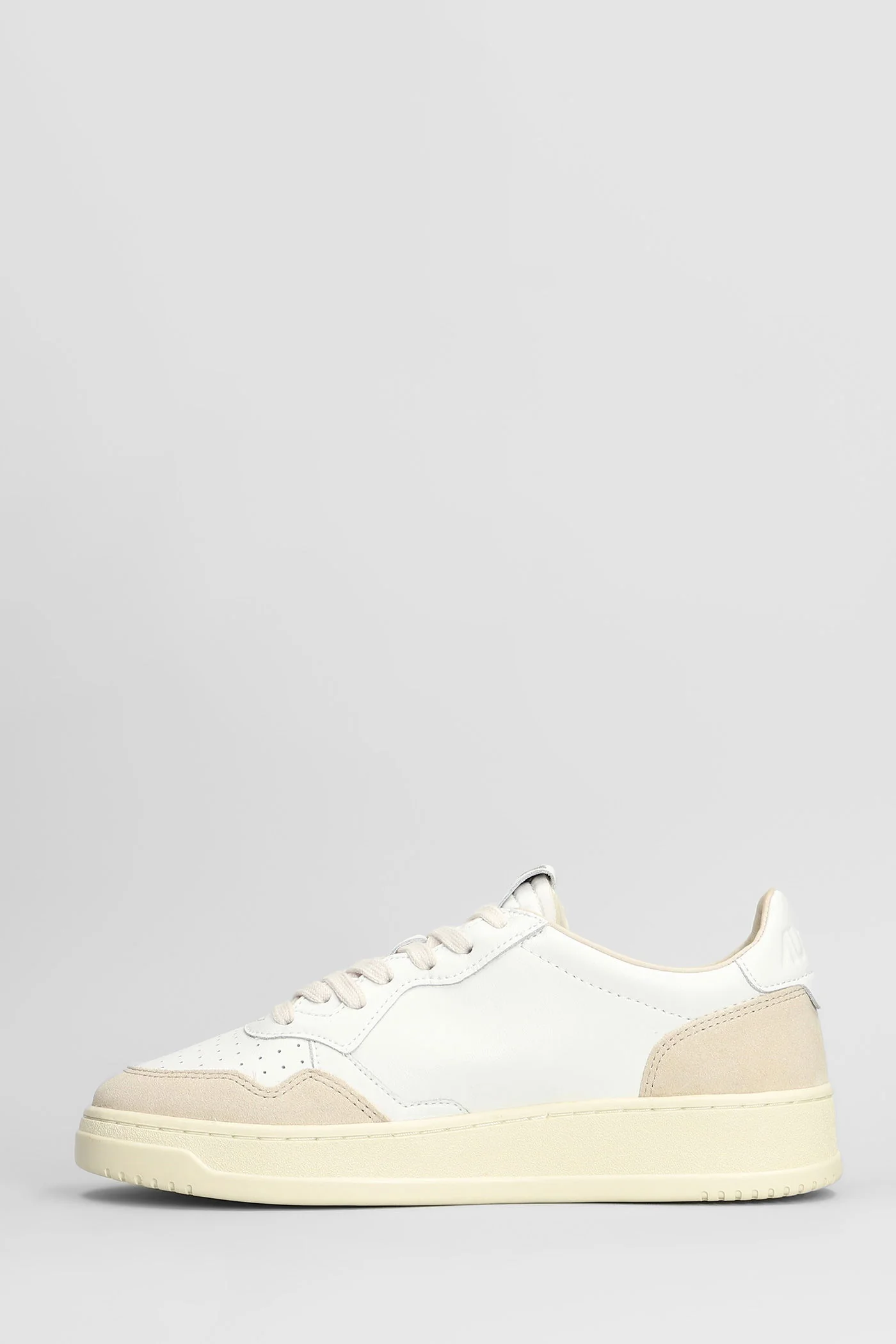 Medalist Low Sneakers in white suede and leather - Image 3