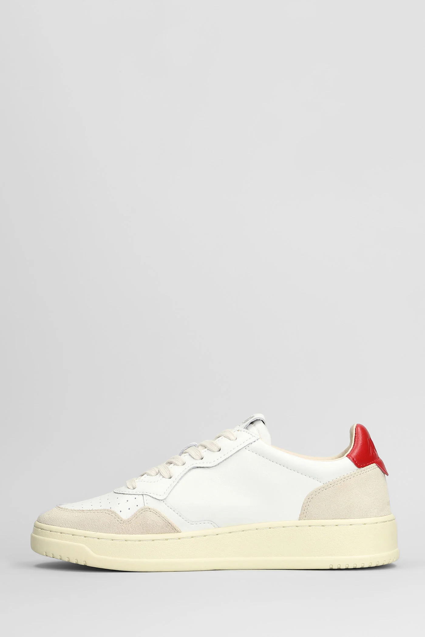 Medalist Low Sneakers in white suede and leather - Image 3