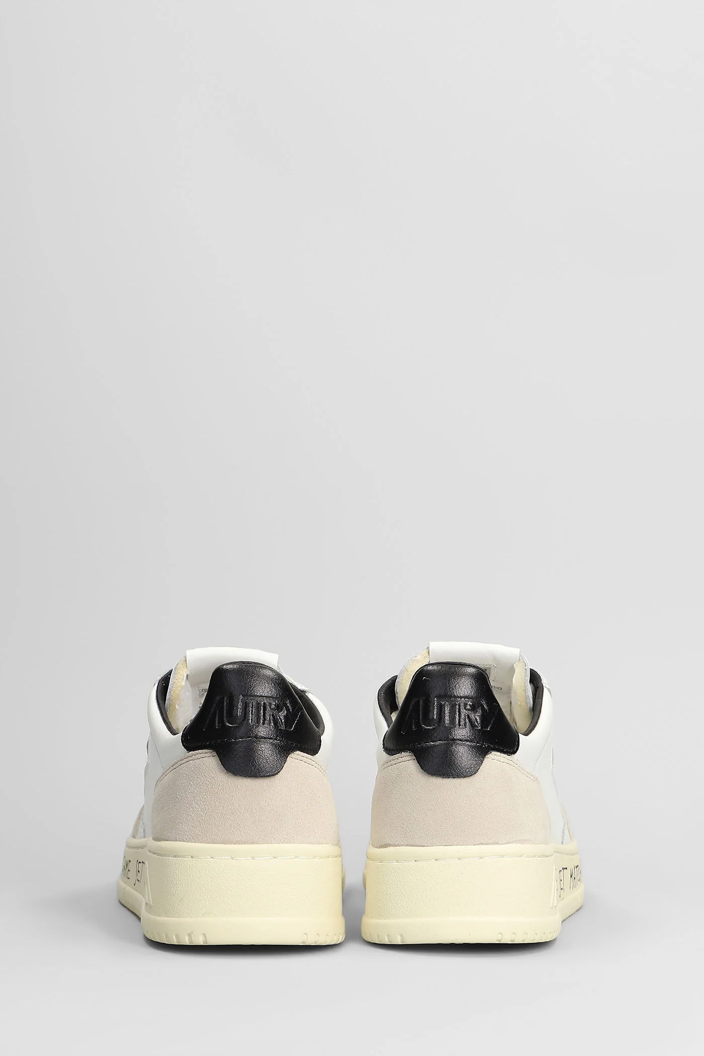 Medalist Low Sneakers in white suede and leather - Image 4