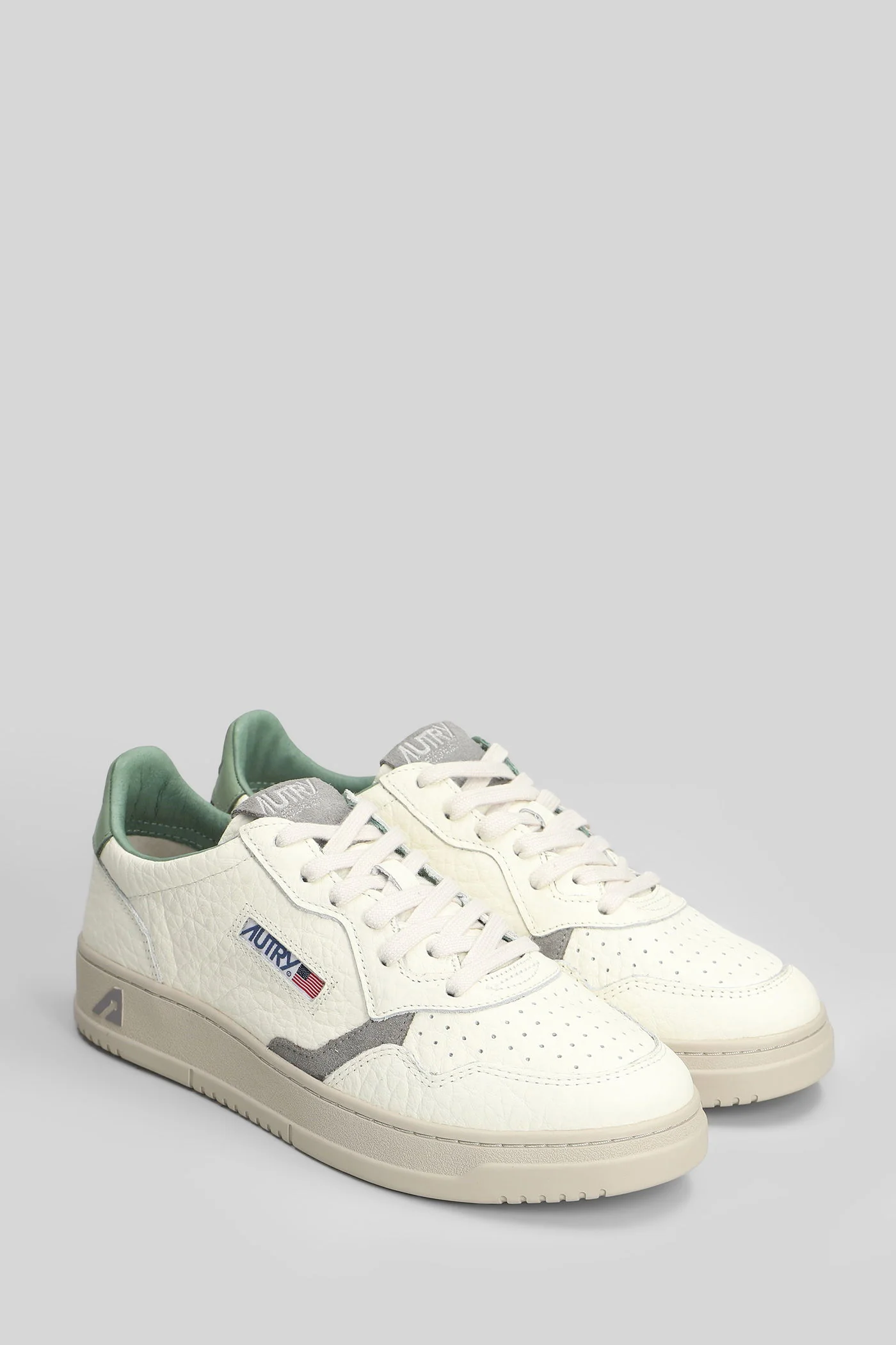 Medalist low Sneakers in white suede and leather - Image 2