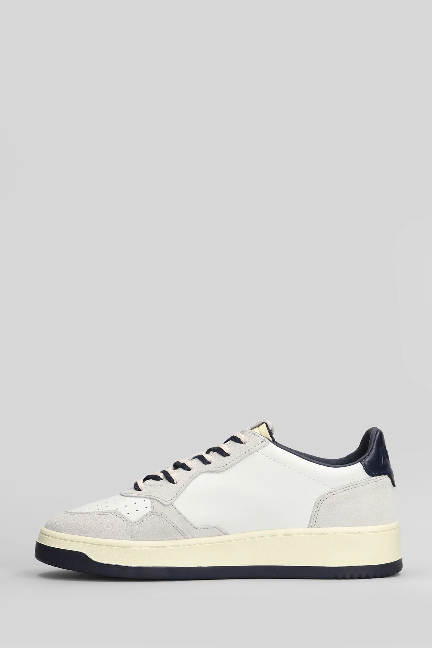 Medalist Low Sneakers in white suede and leather - Image 3