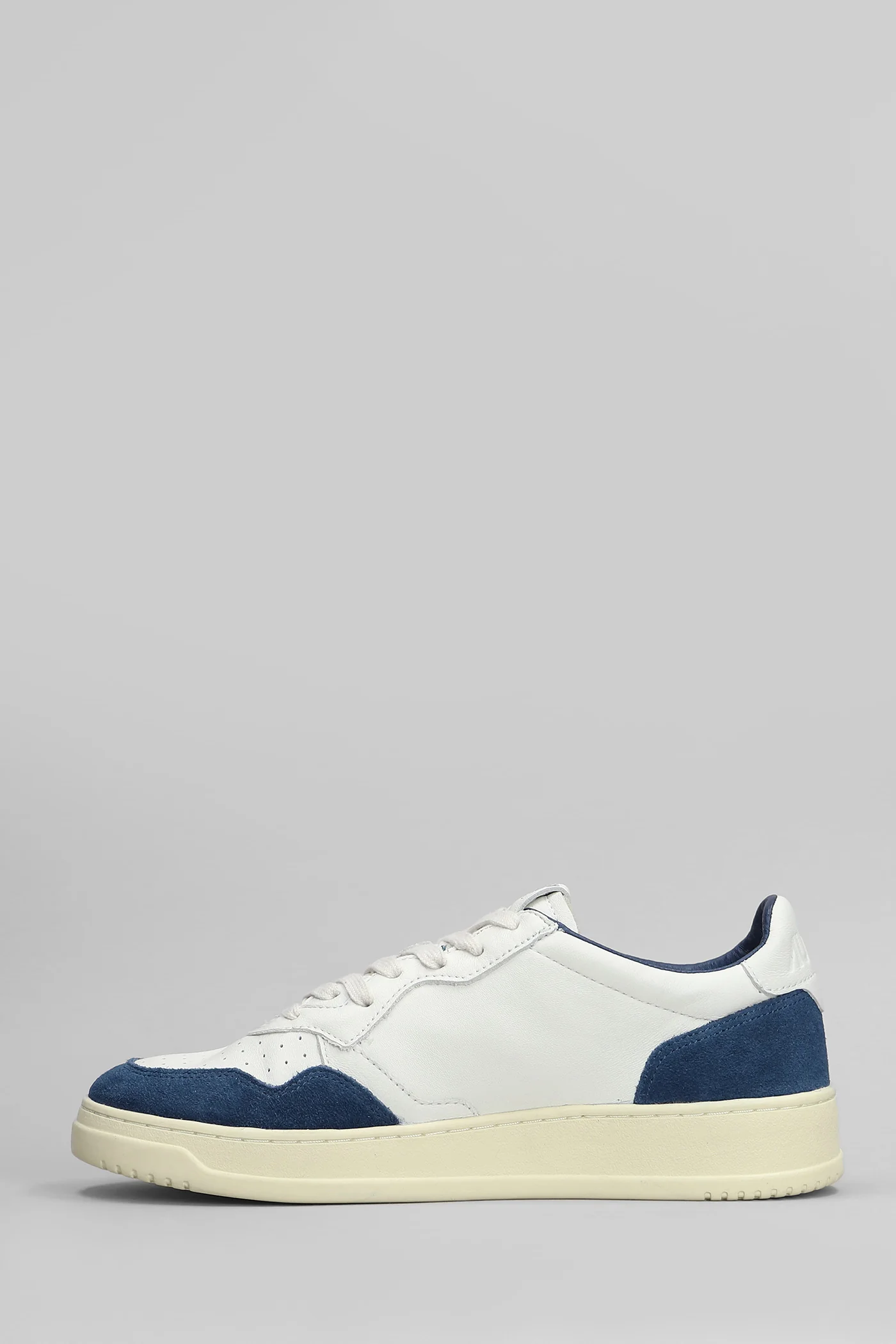 Medalist Sneakers in white suede and leather - Image 3