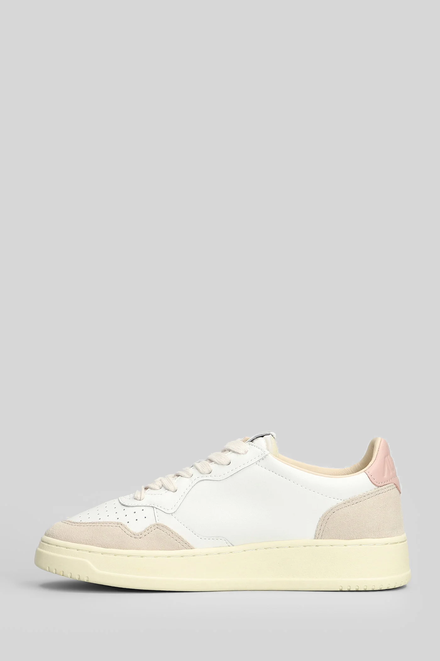 Medalist Sneakers in white suede and leather - Image 3