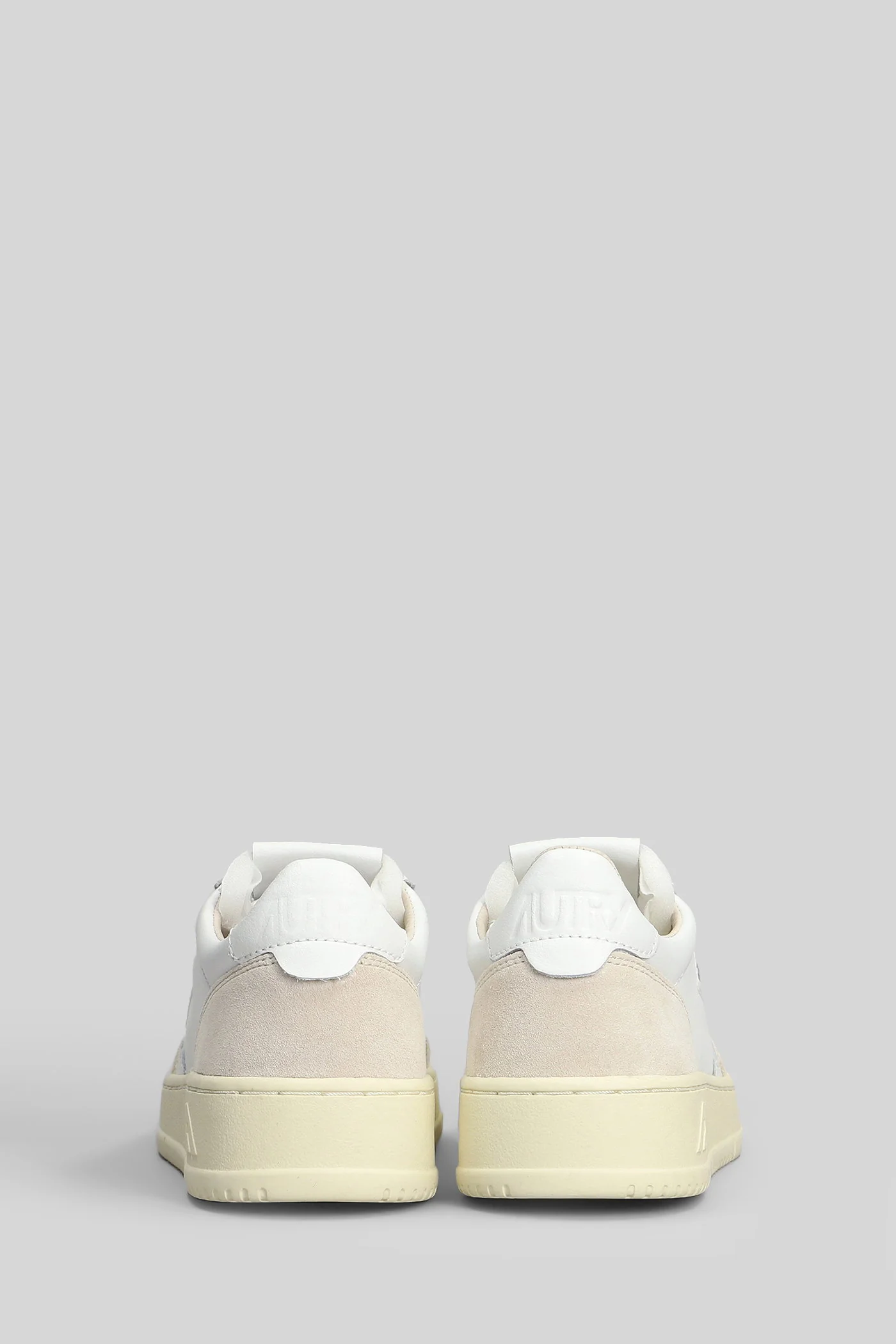 Medalist Sneakers in white suede and leather - Image 4
