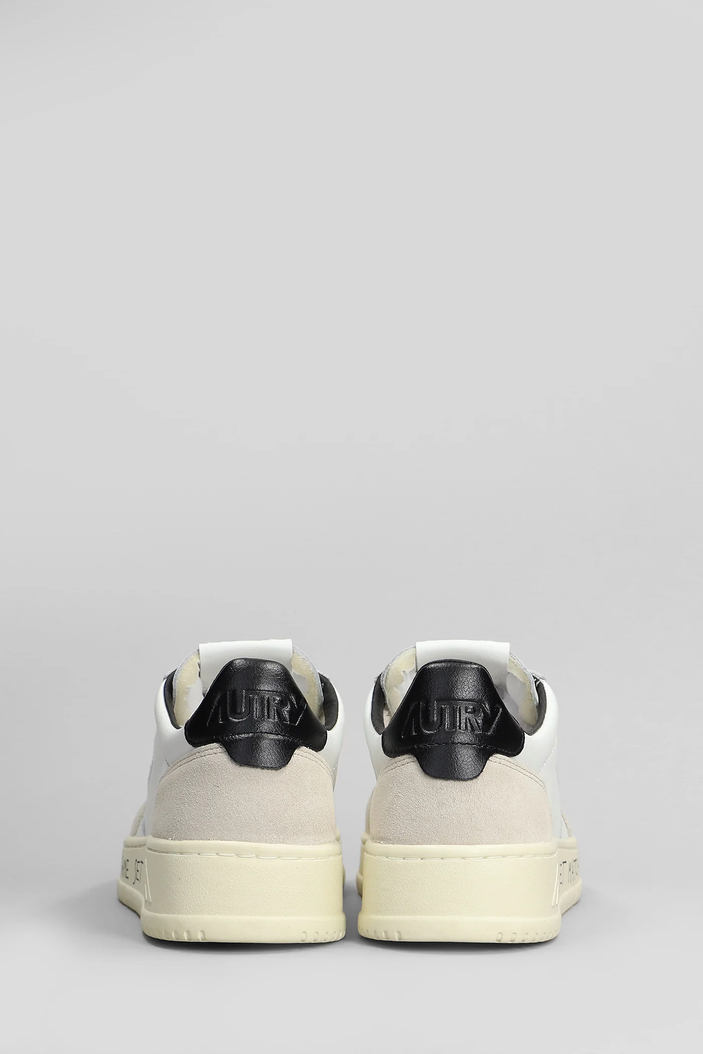Medalist Sneakers in white suede and leather - Image 4