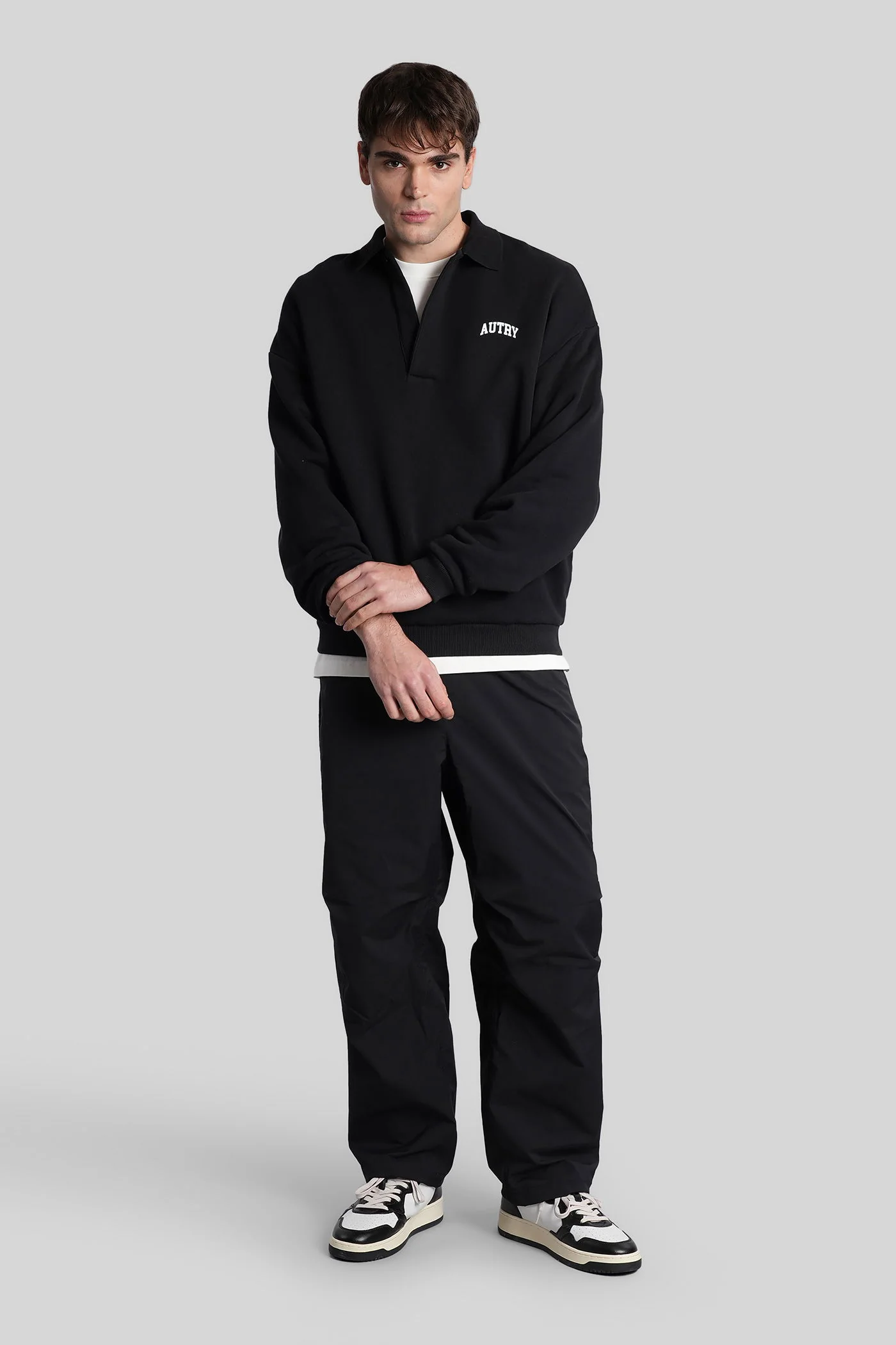 Pants in black cotton - Image 2