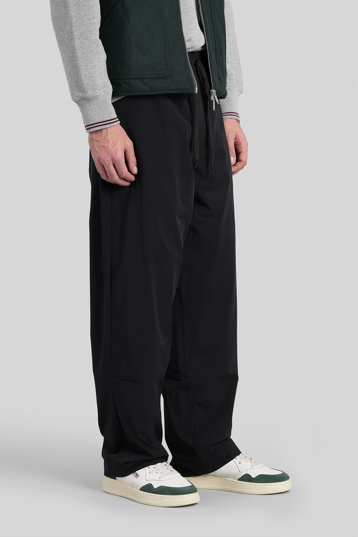 Pants in black nylon - Image 4