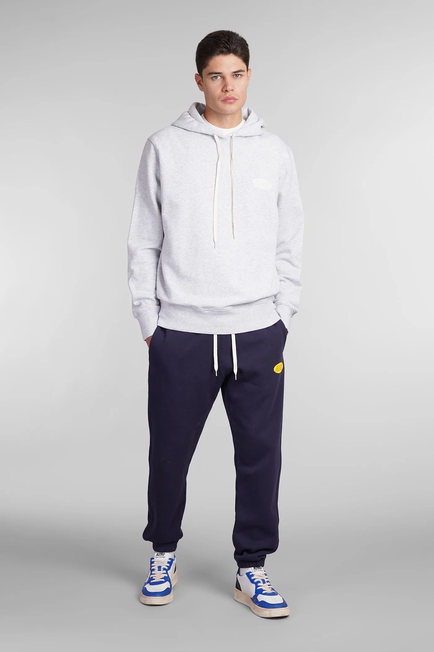 Pants in blue cotton - Image 2