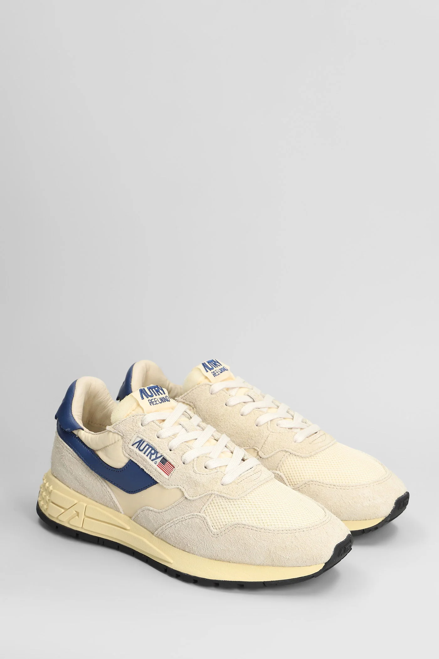 Reelwind Low Sneakers in beige Suede and fabric - Image 2