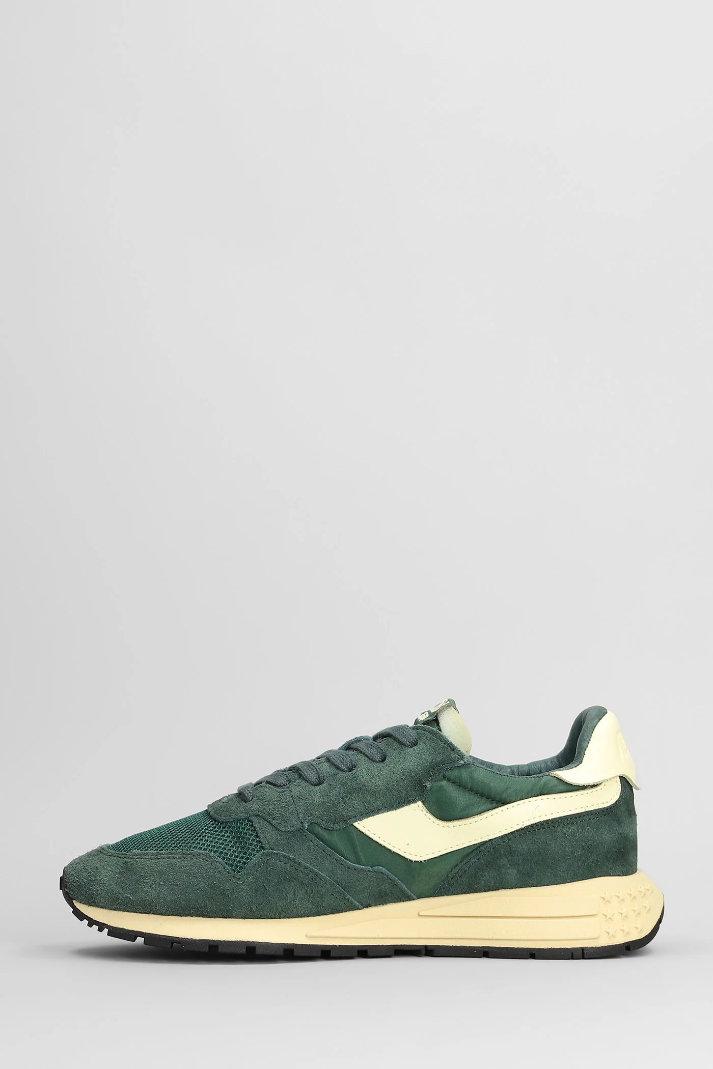 Reelwind Low Sneakers in green Suede and fabric - Image 3