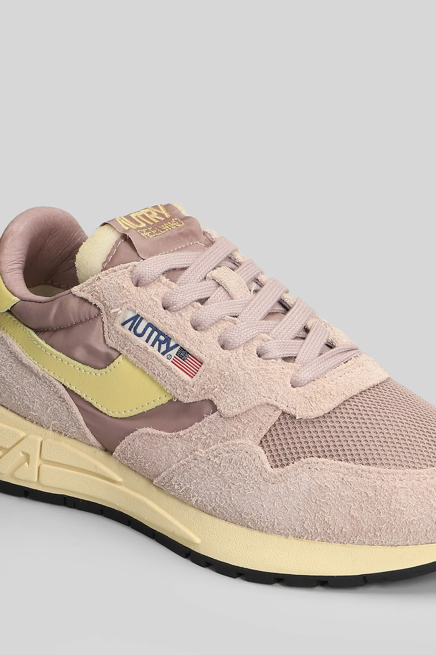 Reelwind Low Sneakers in rose-pink Suede and fabric - Image 5