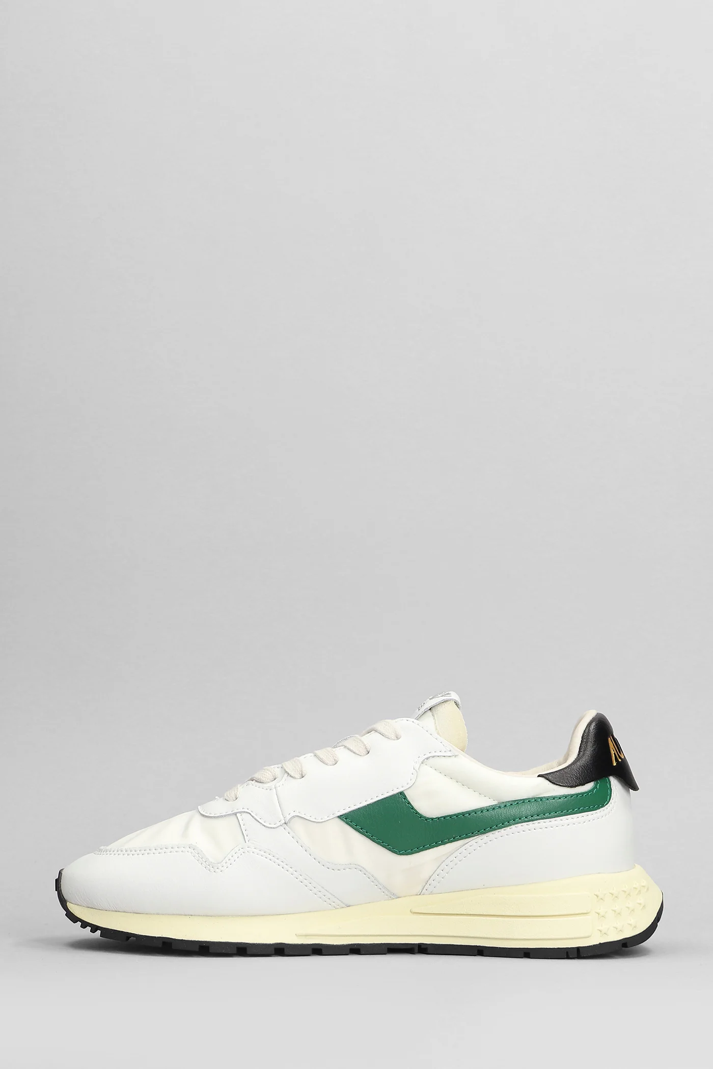 Reelwind Low Sneakers in white leather and fabric - Image 18