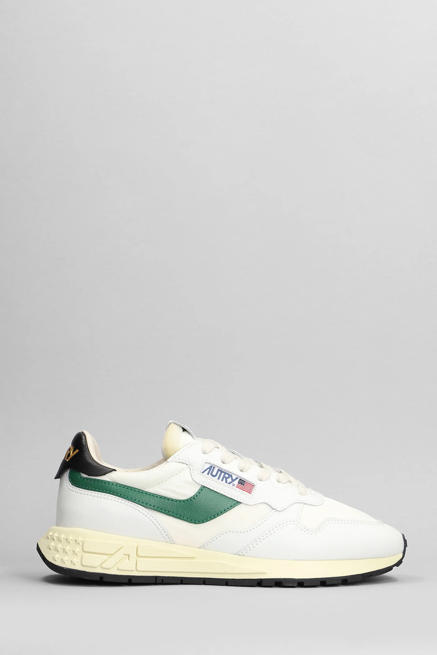 Reelwind Low Sneakers in white leather and fabric - Image 41