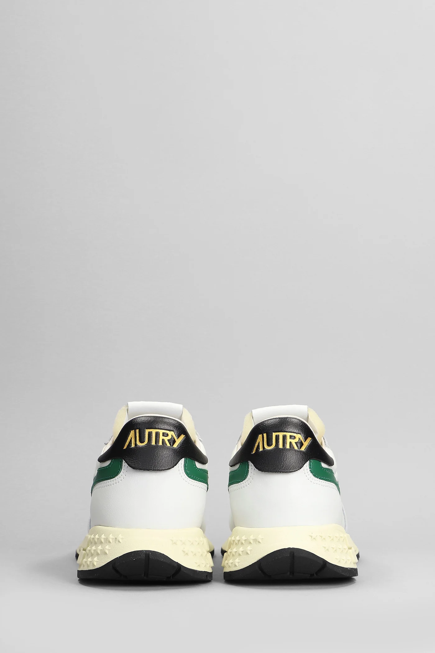 Reelwind Low Sneakers in white leather and fabric - Image 44