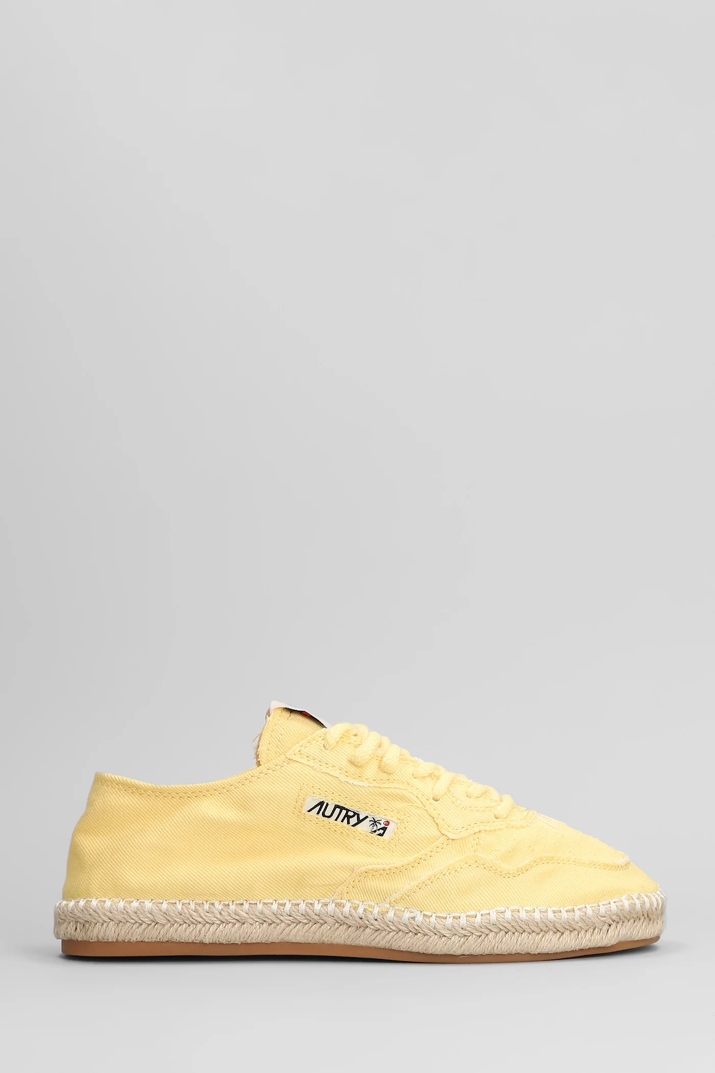 Sandy Espadrilles in yellow cotton