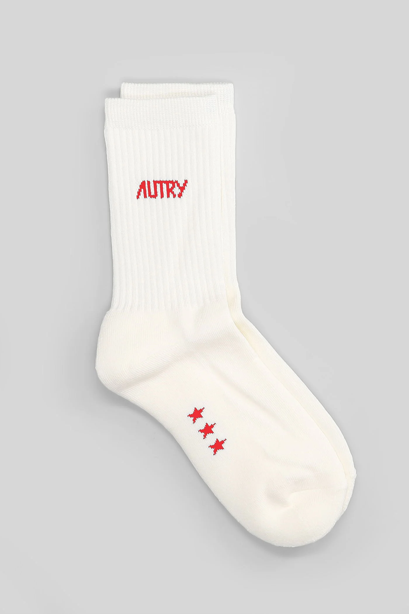 Socks in white cotton