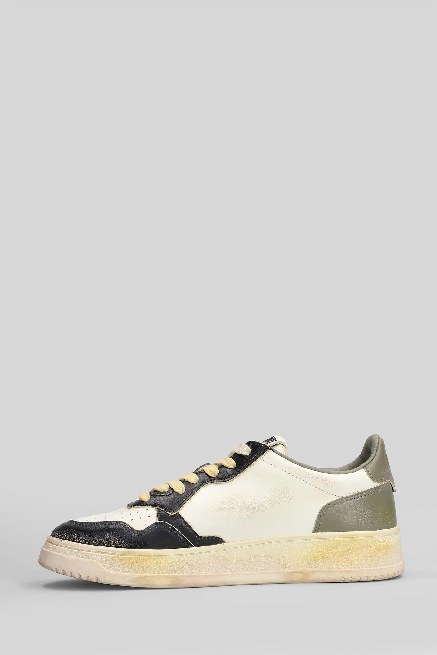 Sup vint low Sneakers in white leather - Image 8
