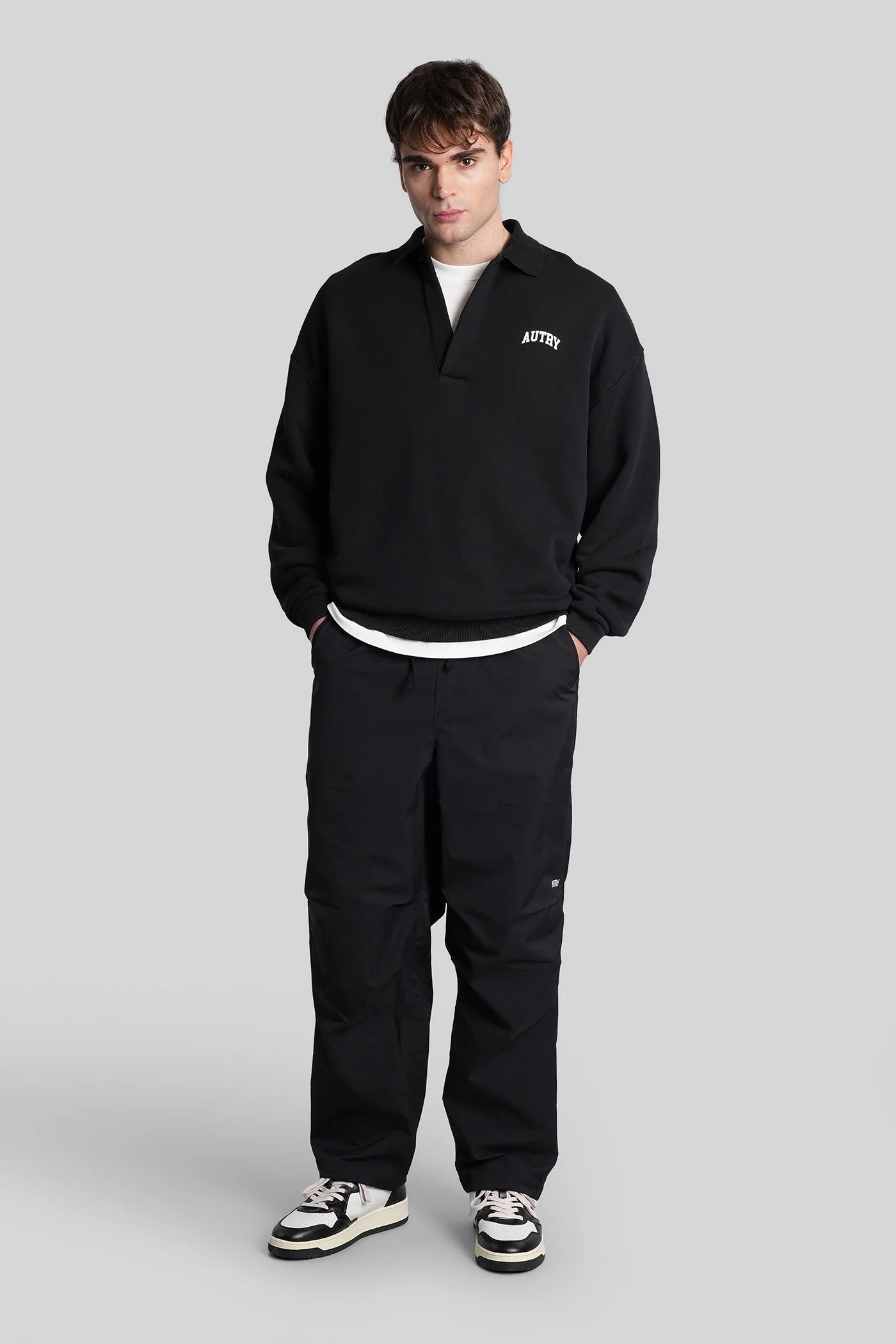 Sweatshirt in black cotton - Image 2