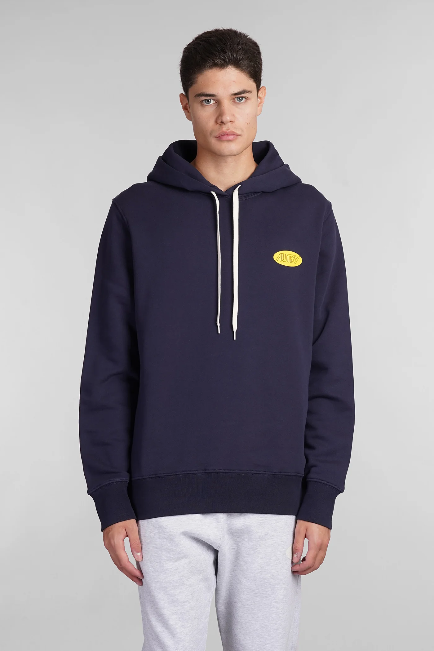 Sweatshirt in blue cotton