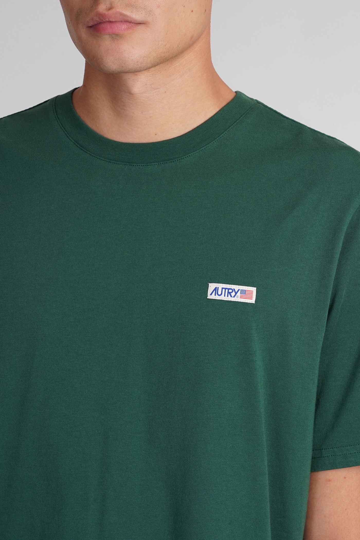 T-Shirt in green cotton - Image 5
