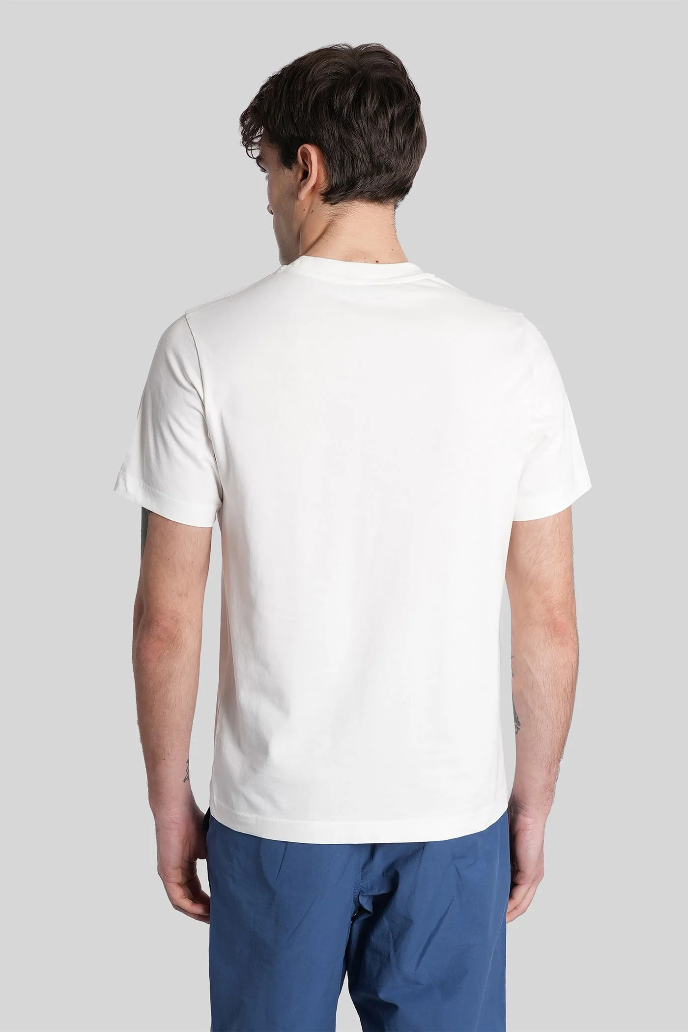 T-Shirt in white cotton - Image 3