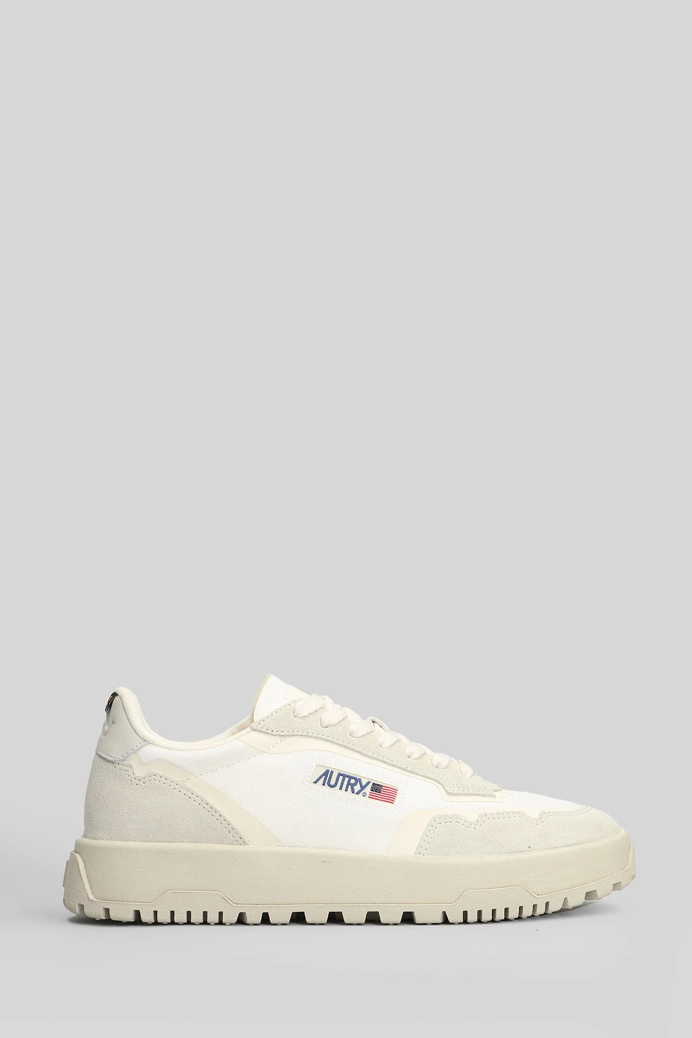 Wildpace Low Sneakers in white Suede and fabric - Image 16