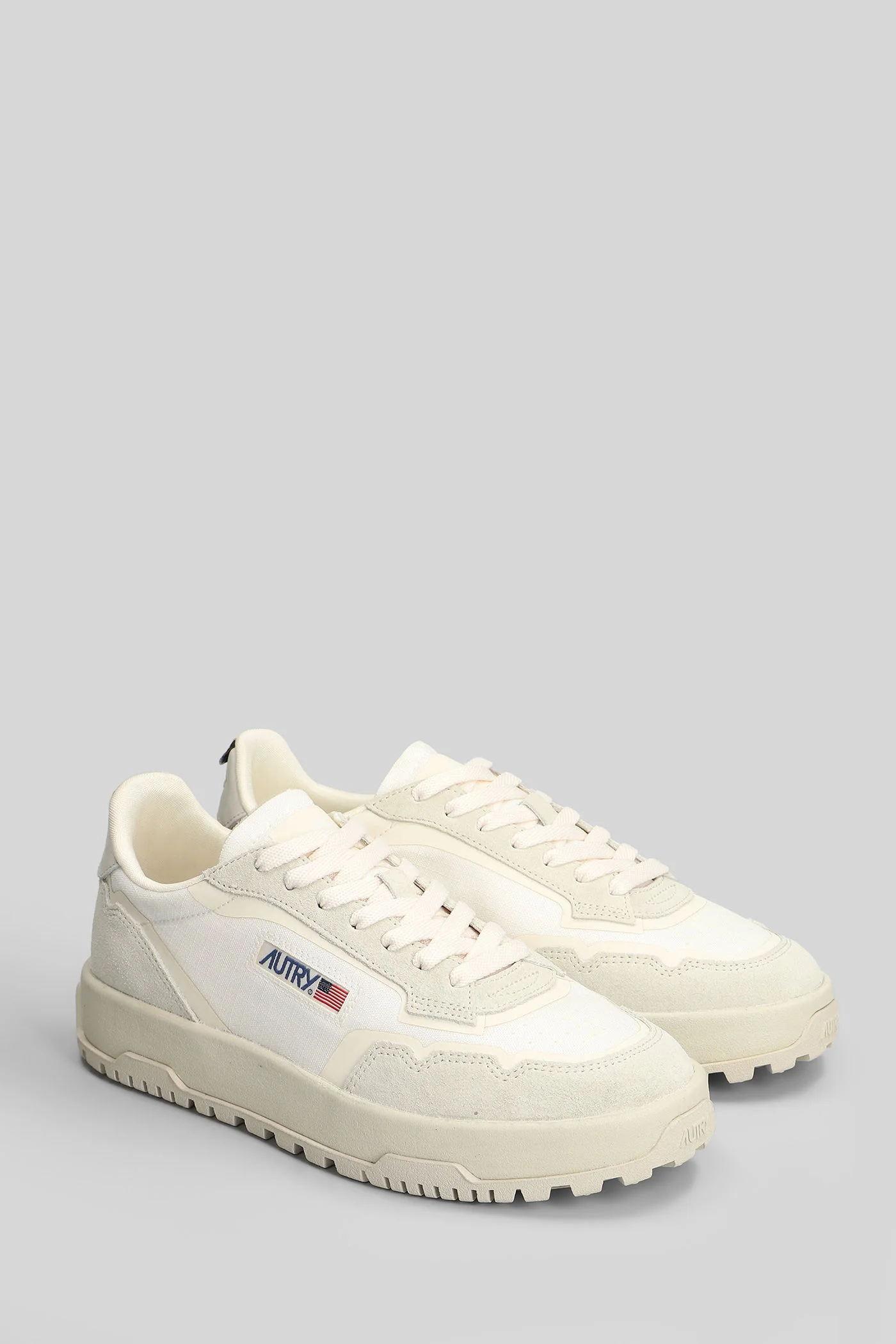 Wildpace Low Sneakers in white Suede and fabric - Image 2