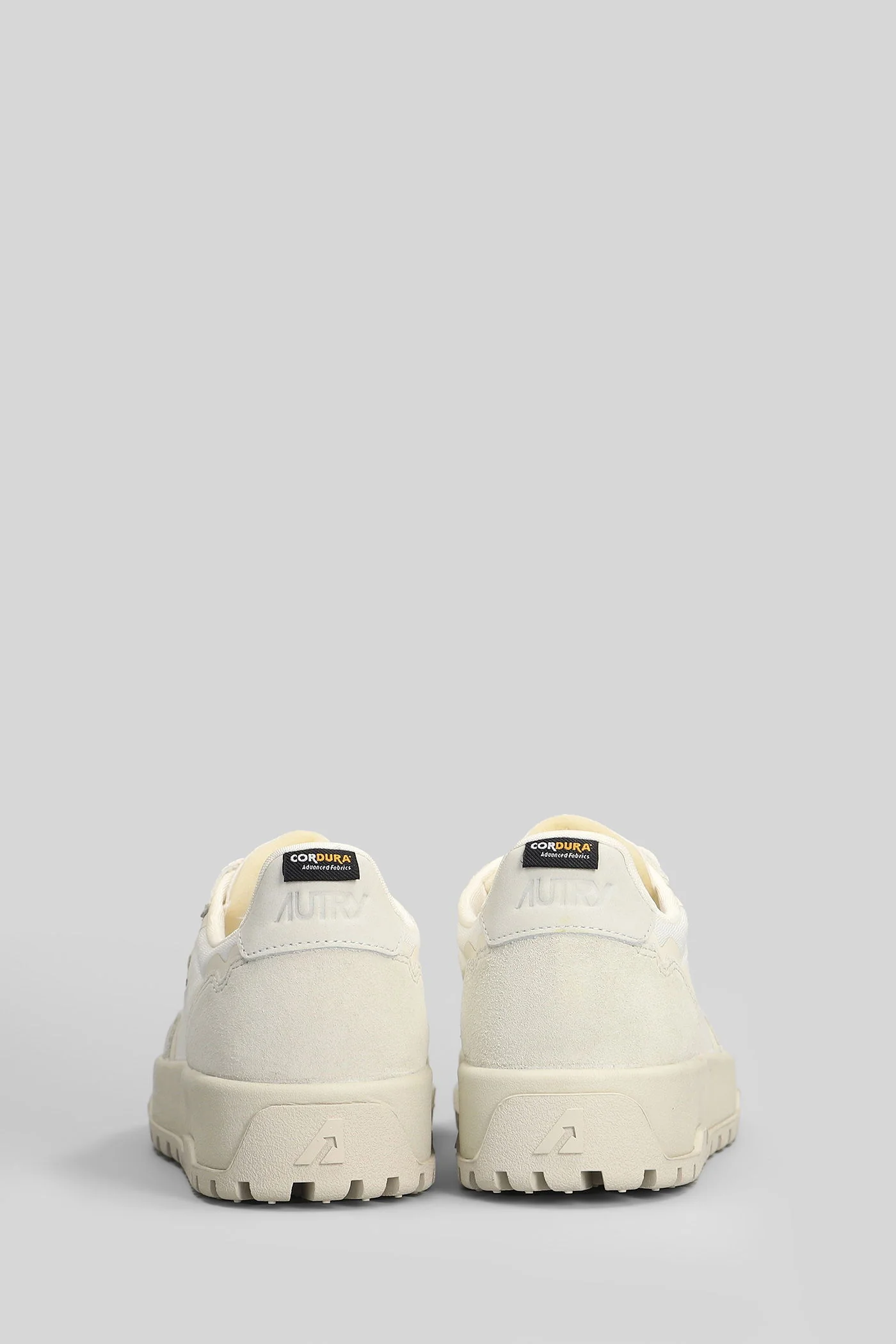 Wildpace Low Sneakers in white Suede and fabric - Image 9