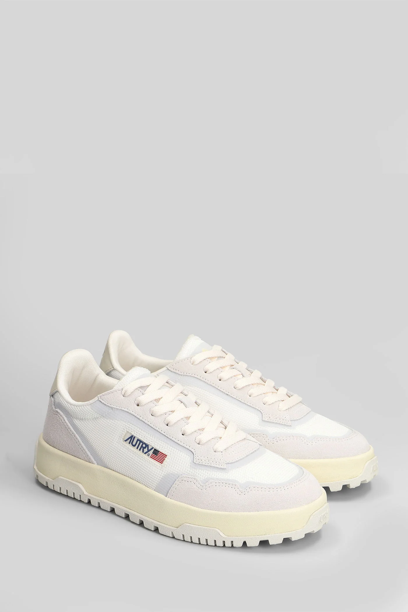 Wildpace Low Sneakers in white Suede and fabric - Image 2