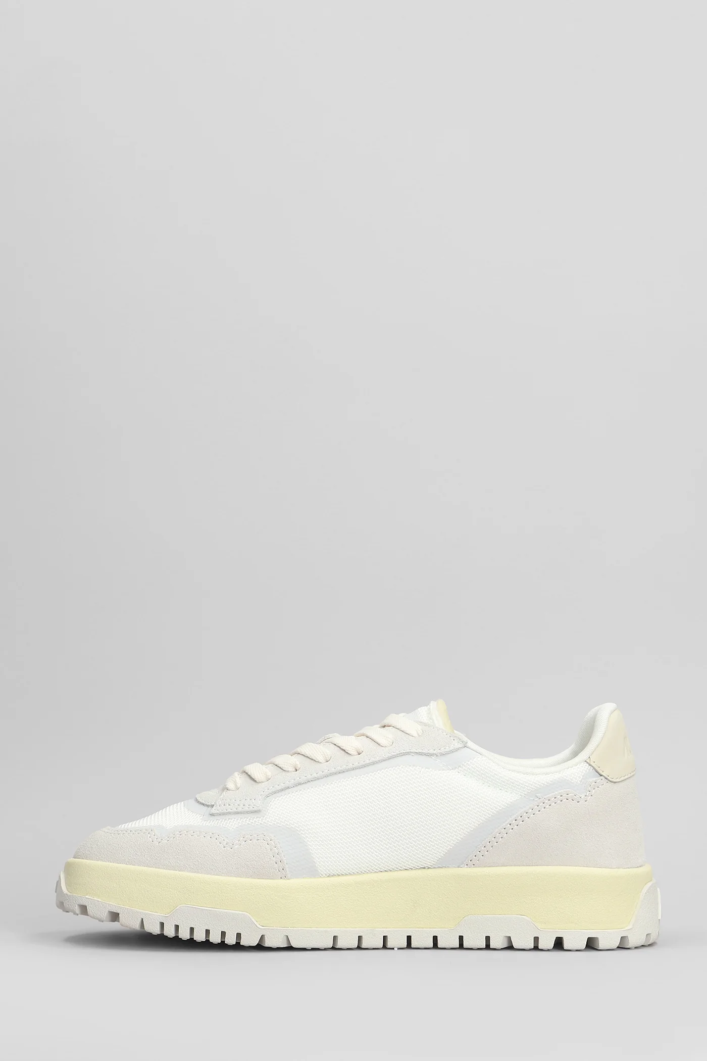 Wildpace Low Sneakers in white Suede and fabric - Image 8