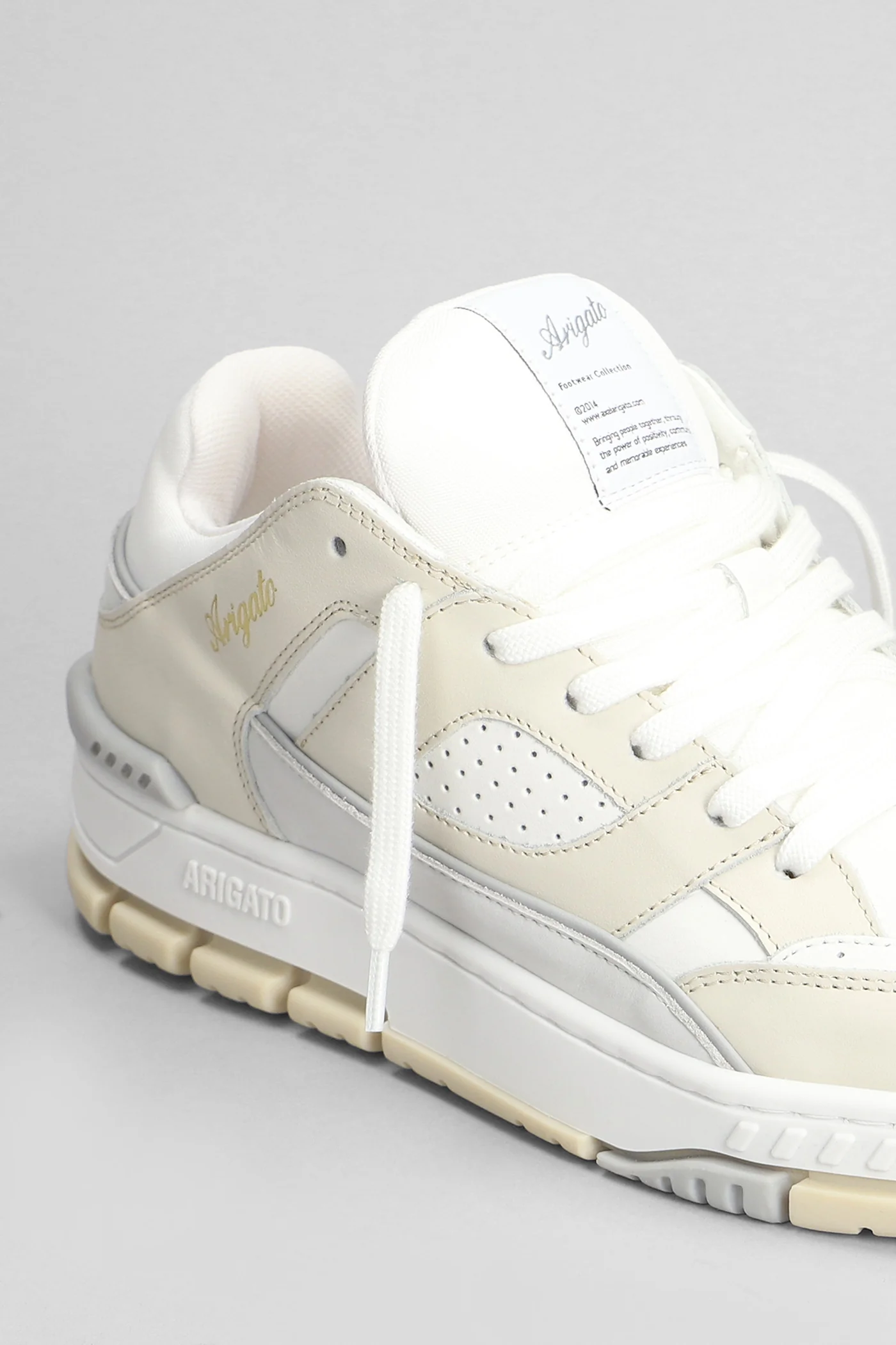 Area Lo Sneaker Sneakers in beige leather - Image 5