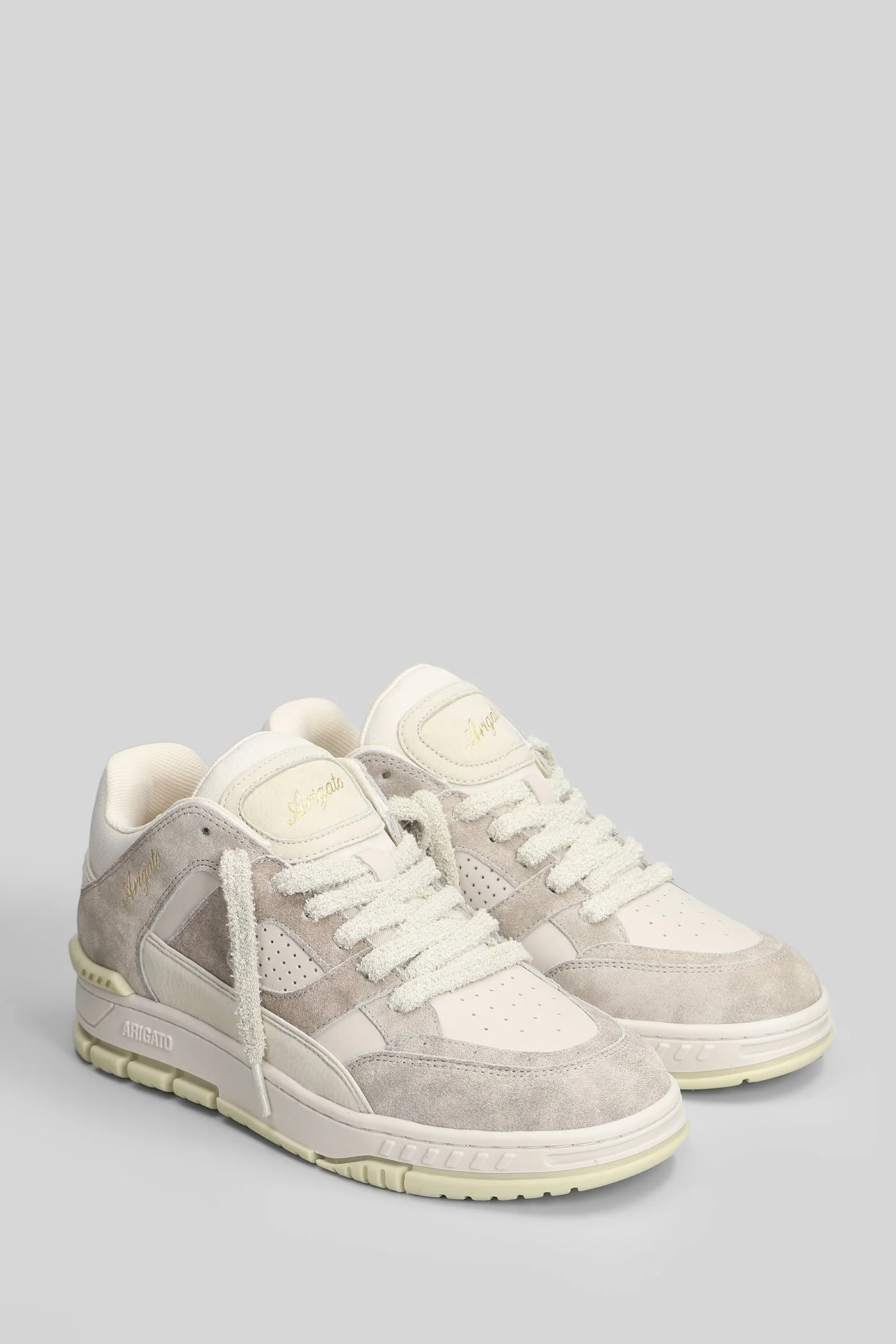 Area Lo Sneaker Sneakers in taupe suede and leather - Image 2