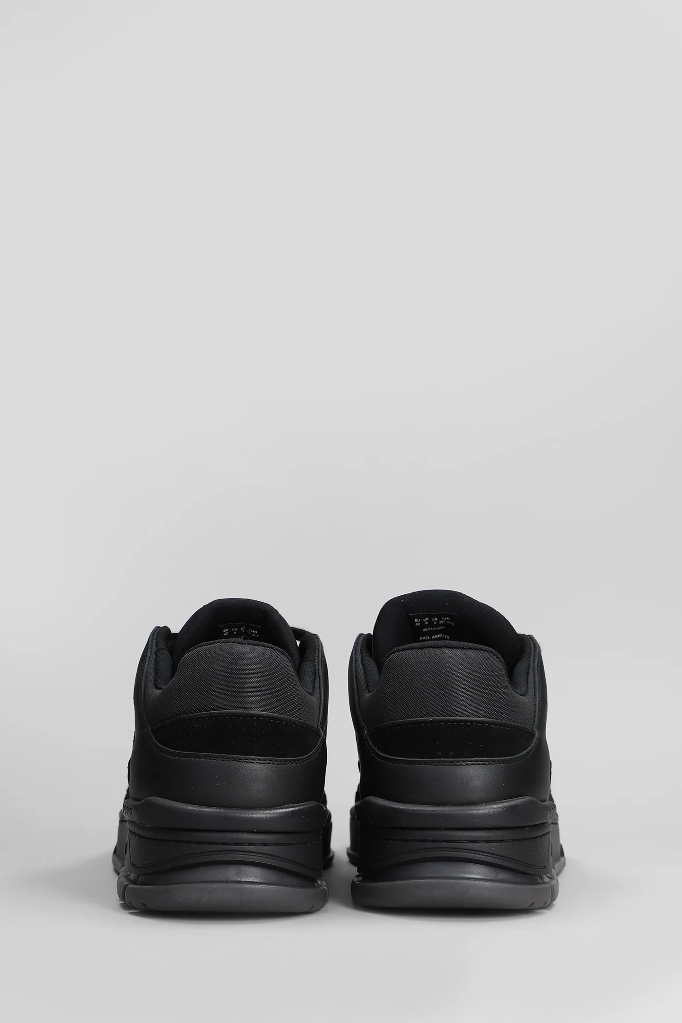 Area Lo Sneakers in black suede and leather - Image 4