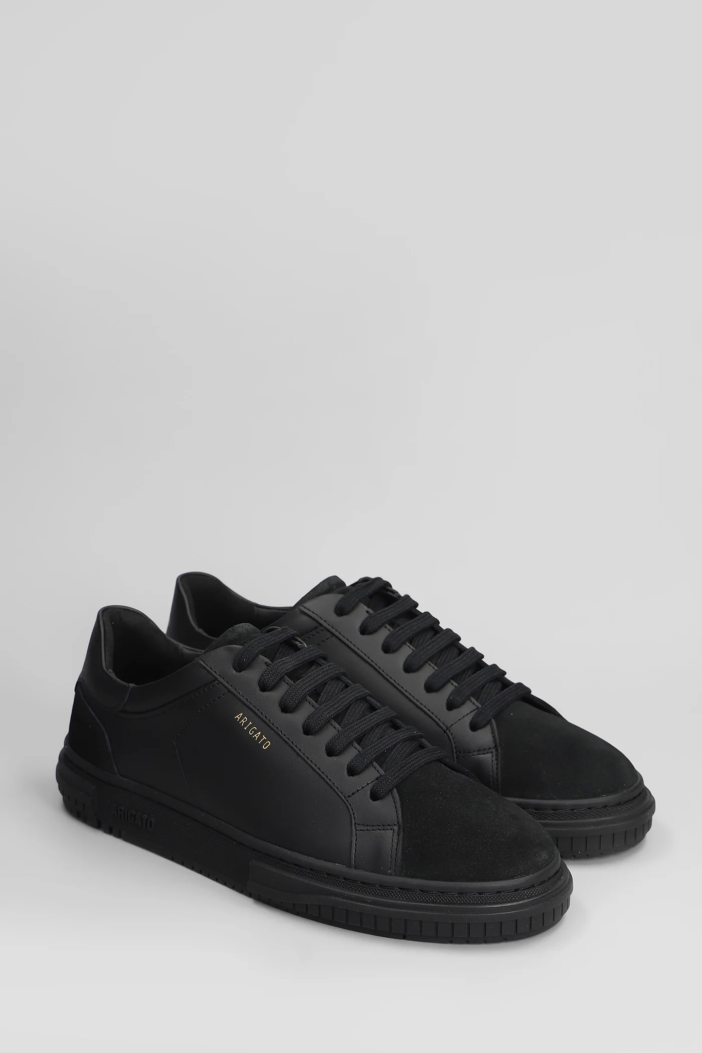 Atlas Sneakers in black suede and leather - Image 2
