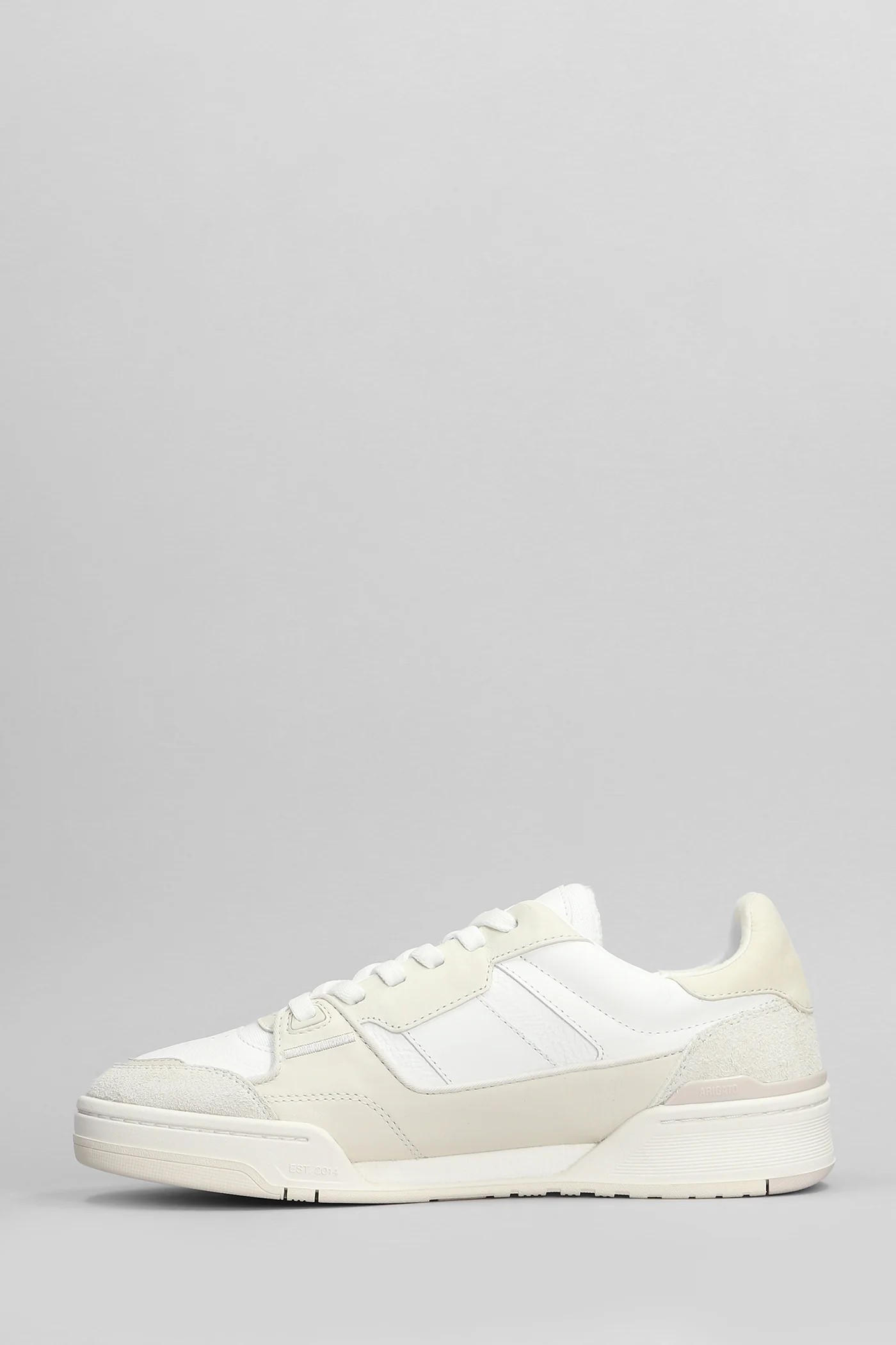 Clay Sneakers in white leather - Image 3