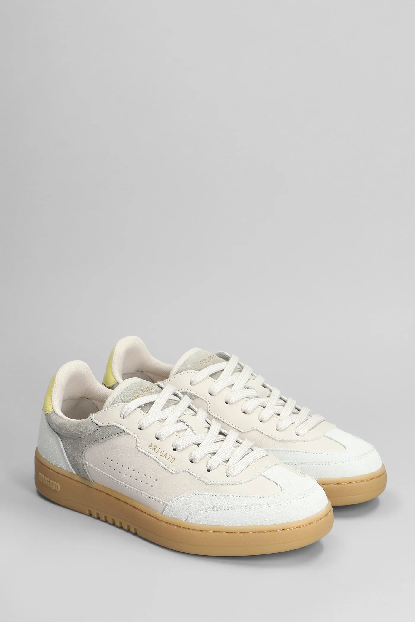 Dicr T-Teo Sneakers in beige suede and leather - Image 2