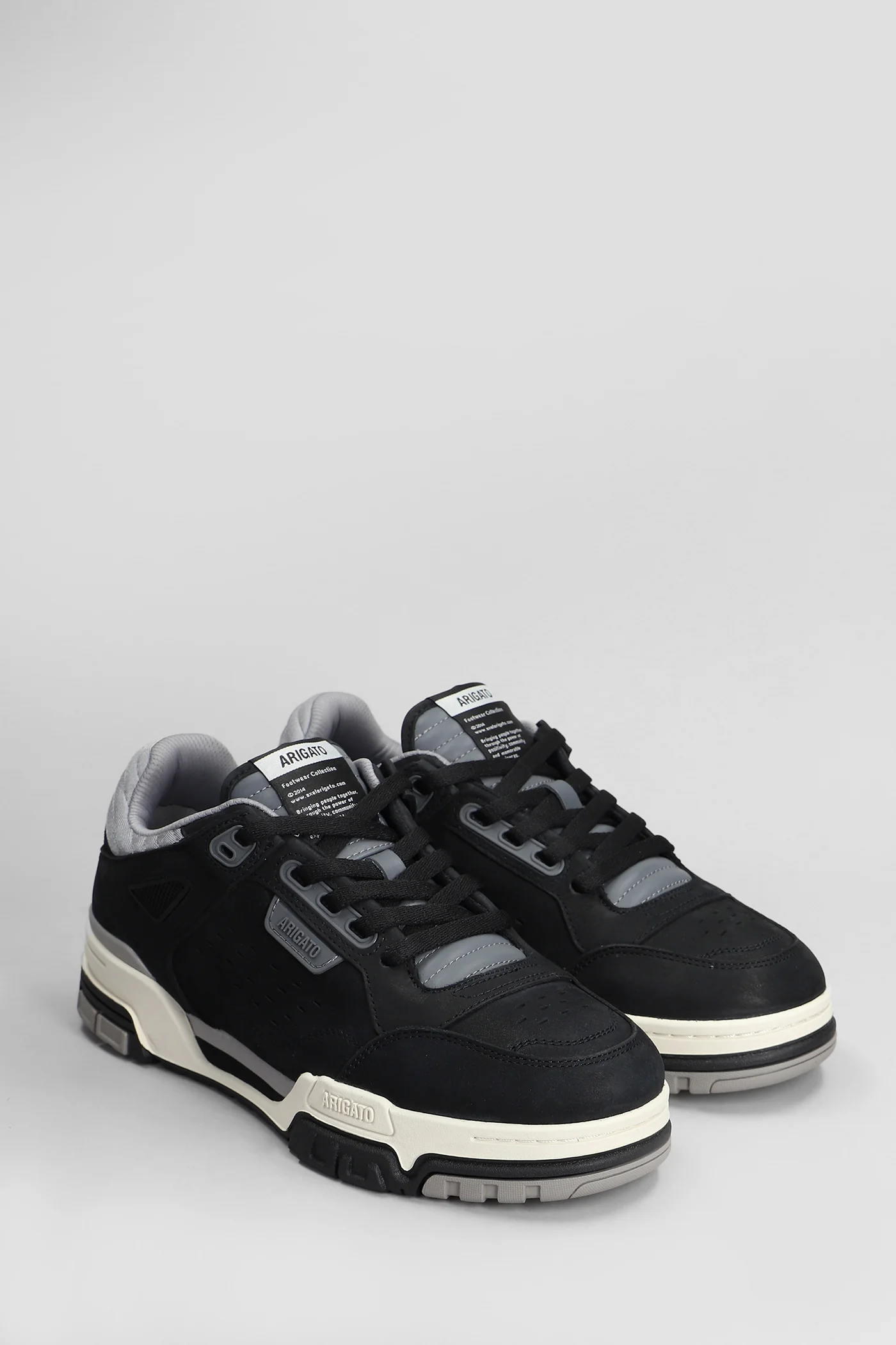 Onyx Sneakers in black leather - Image 2