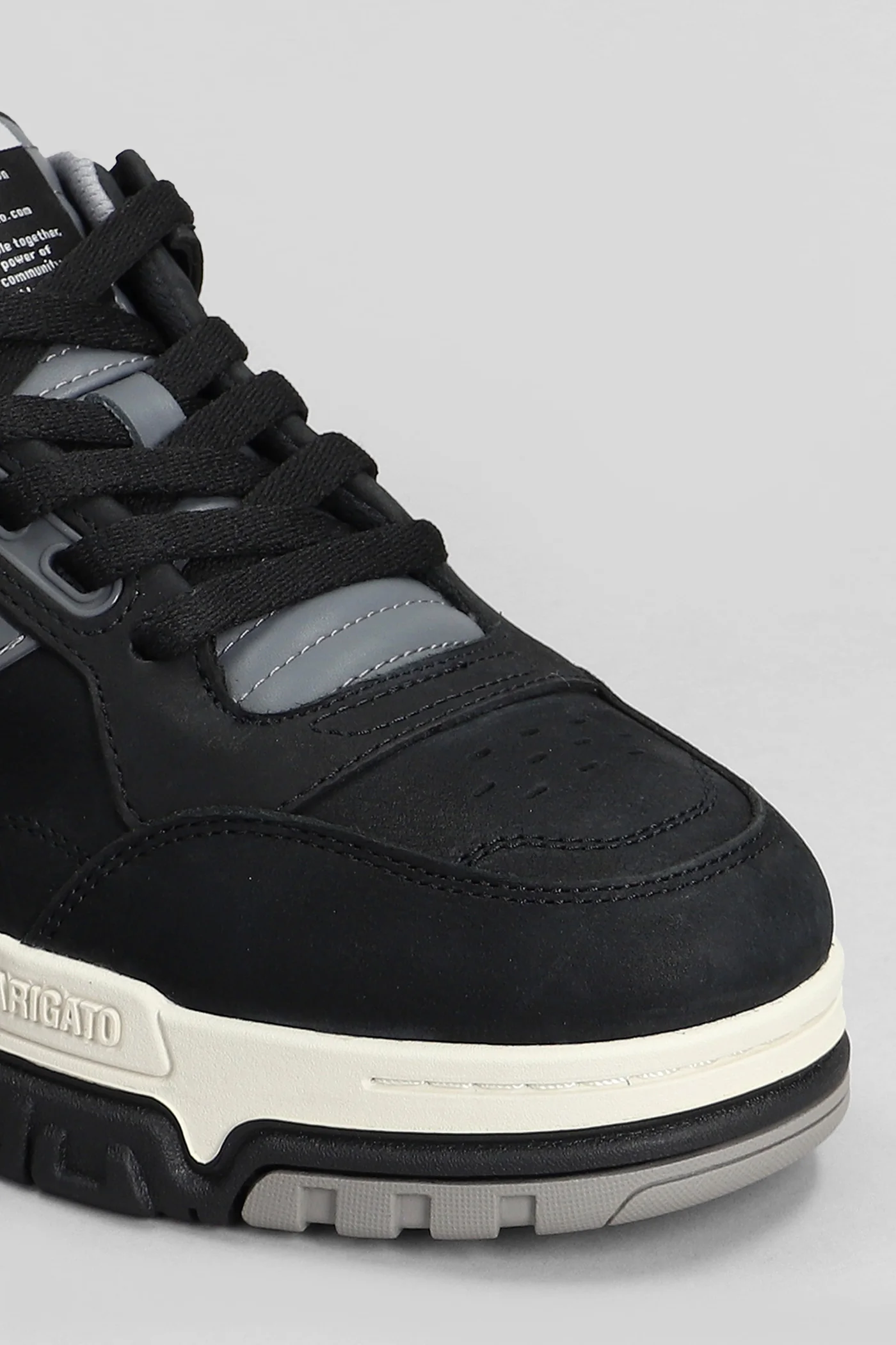 Onyx Sneakers in black leather - Image 5