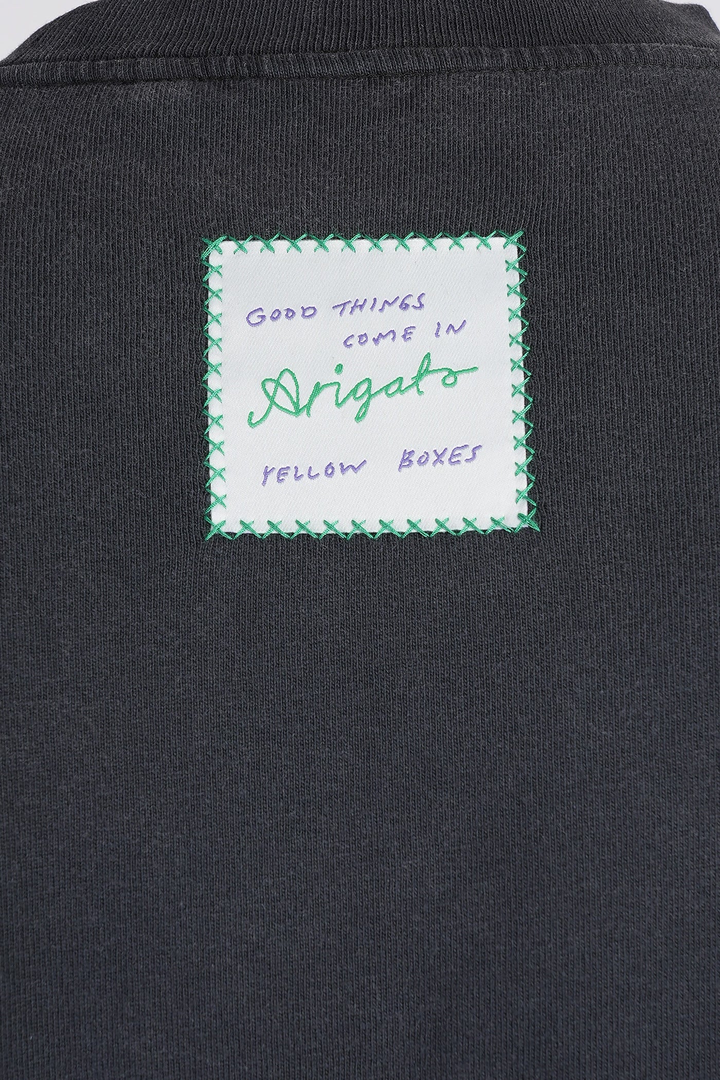 Patch T-shirt T-Shirt in black cotton - Image 5