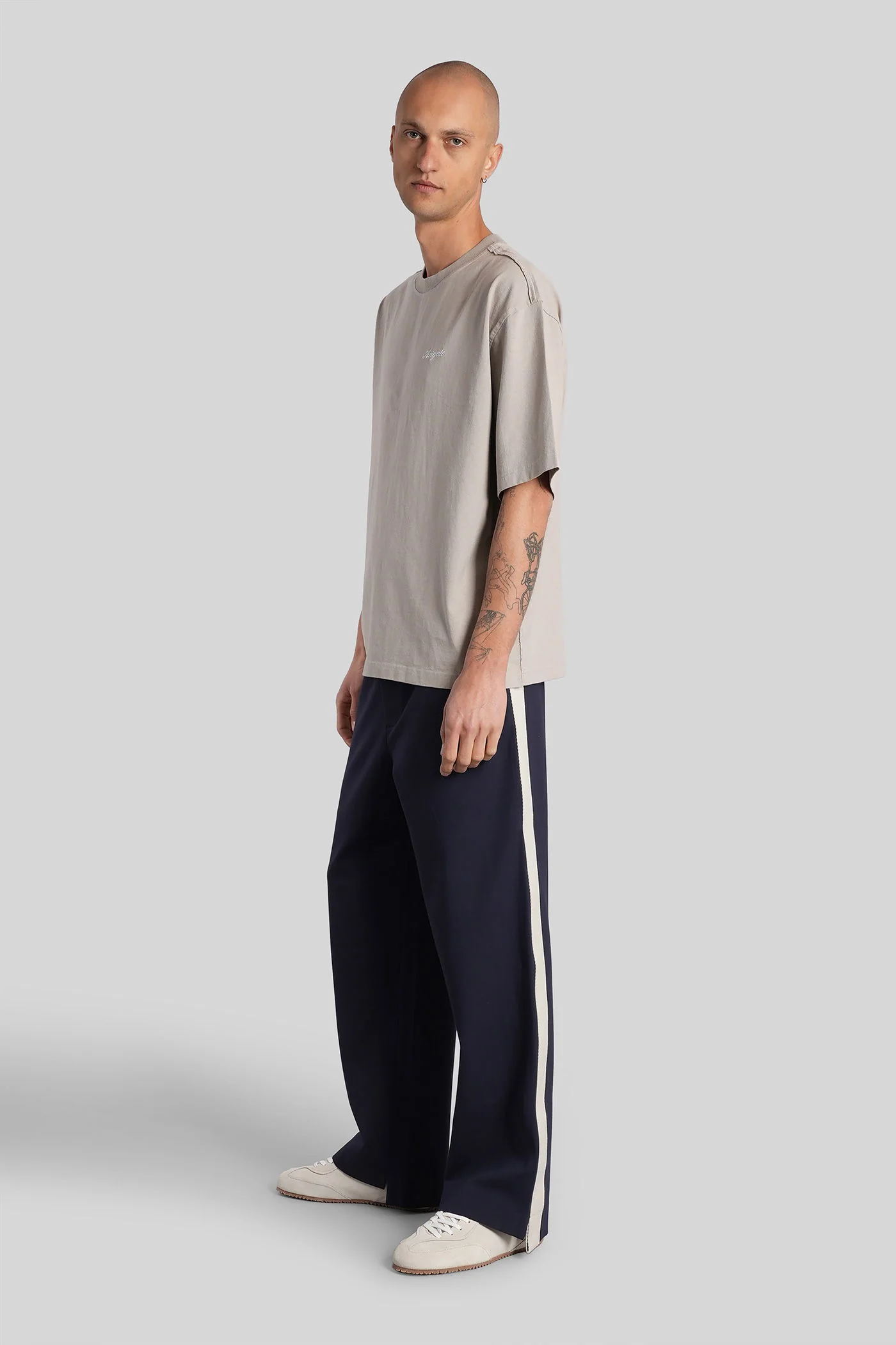 Shaw Track Pants Pants in blue cotton - Image 7