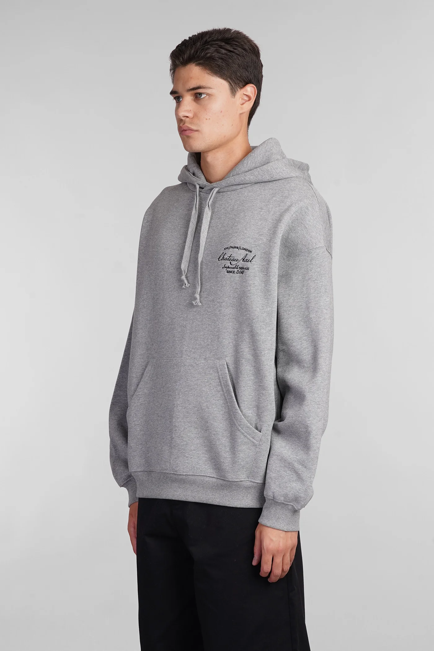 Sweatshirt in grey cotton - Image 4