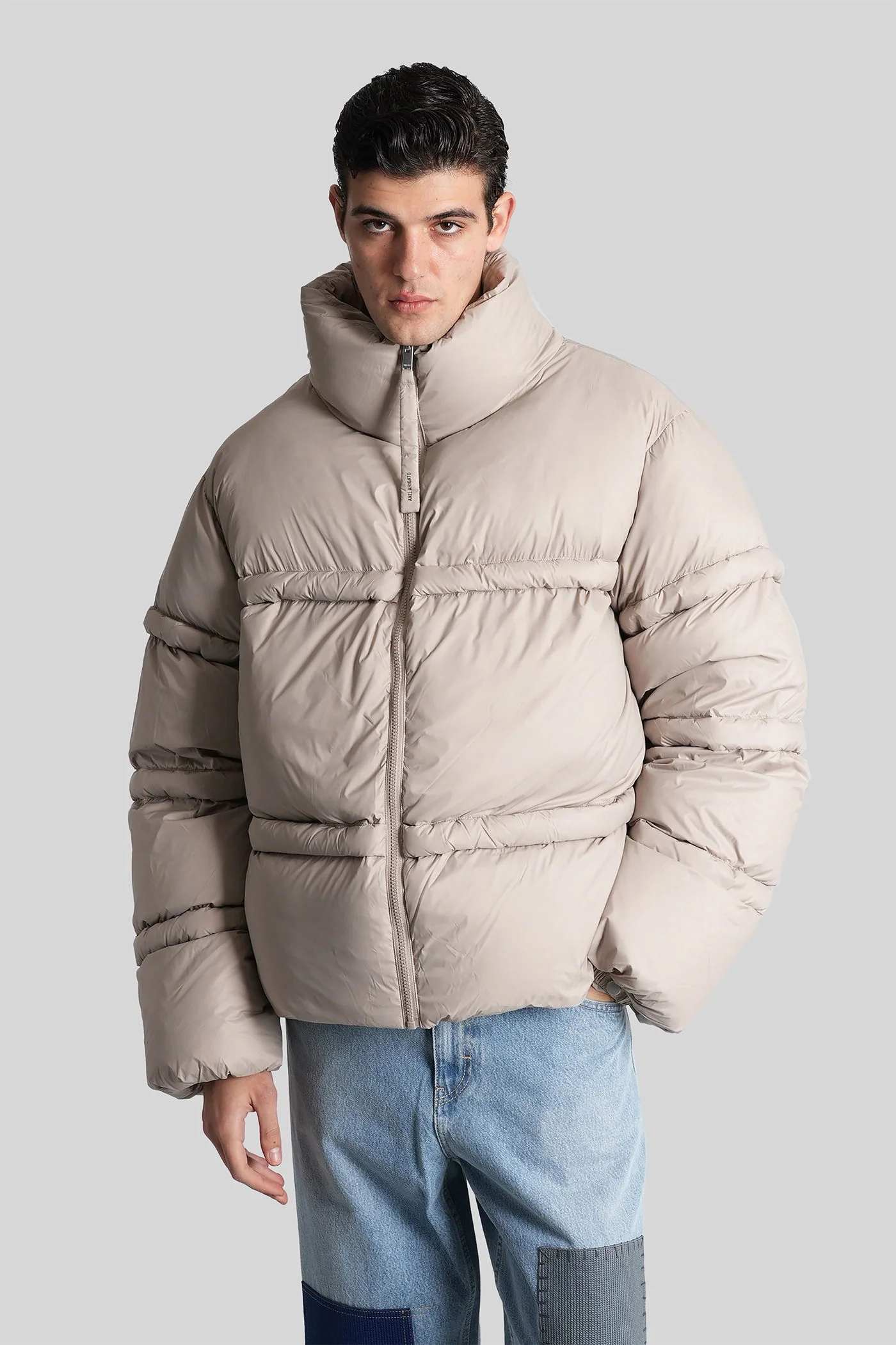 Veil Puffer puffer in beige polyamide