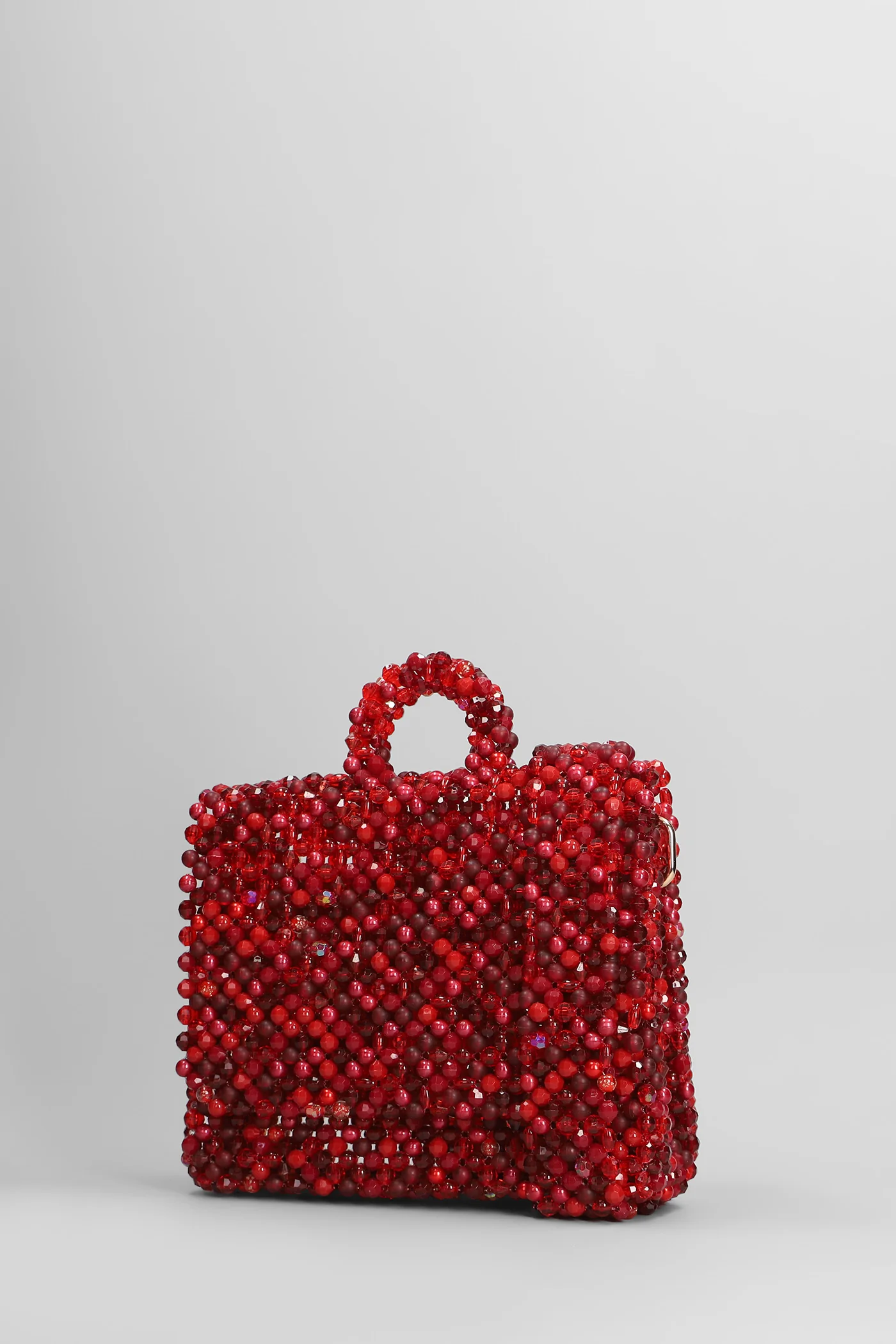 Renato mini Tote in red acrylic - Image 2